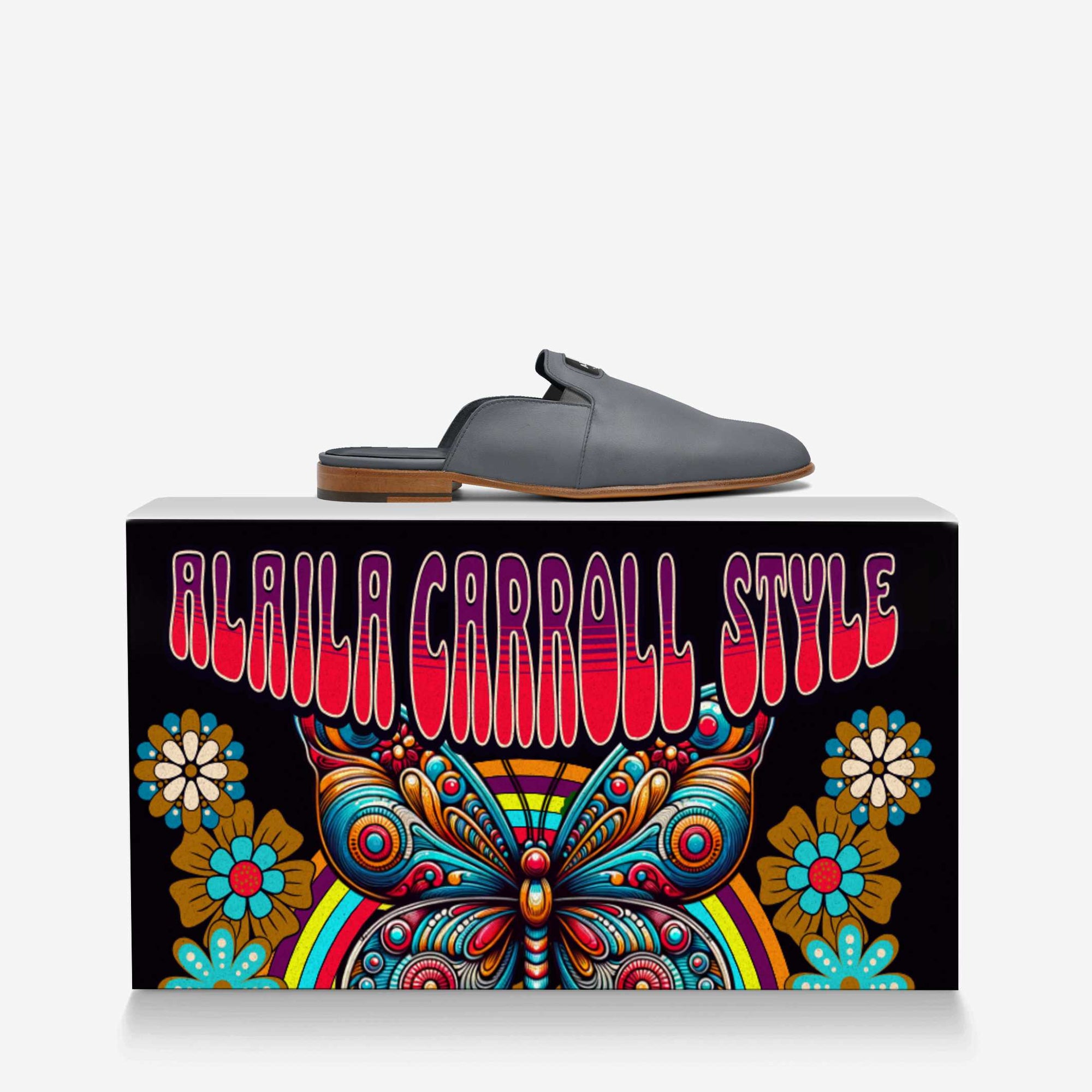 Elegant Slipper Design – Dark Grey