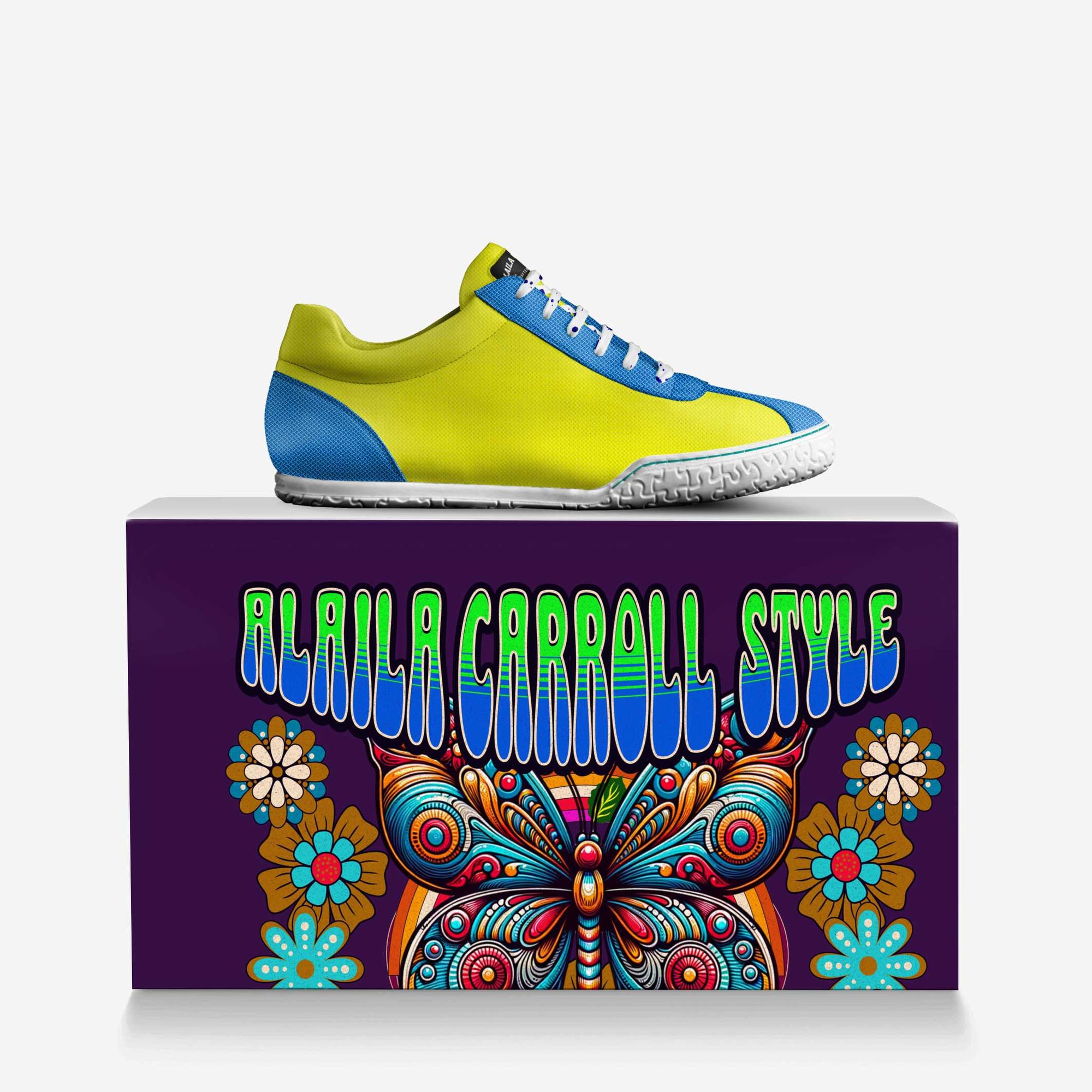 Sporty Low Top Yellow & Blue