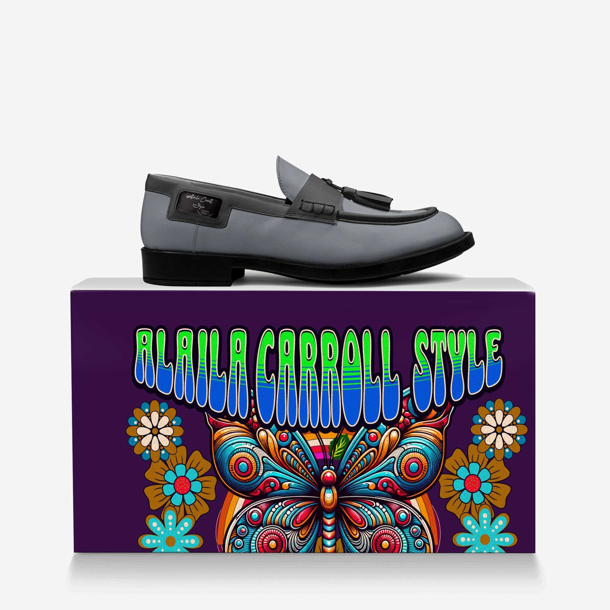 Luxe Classic Loafer Grey & Black