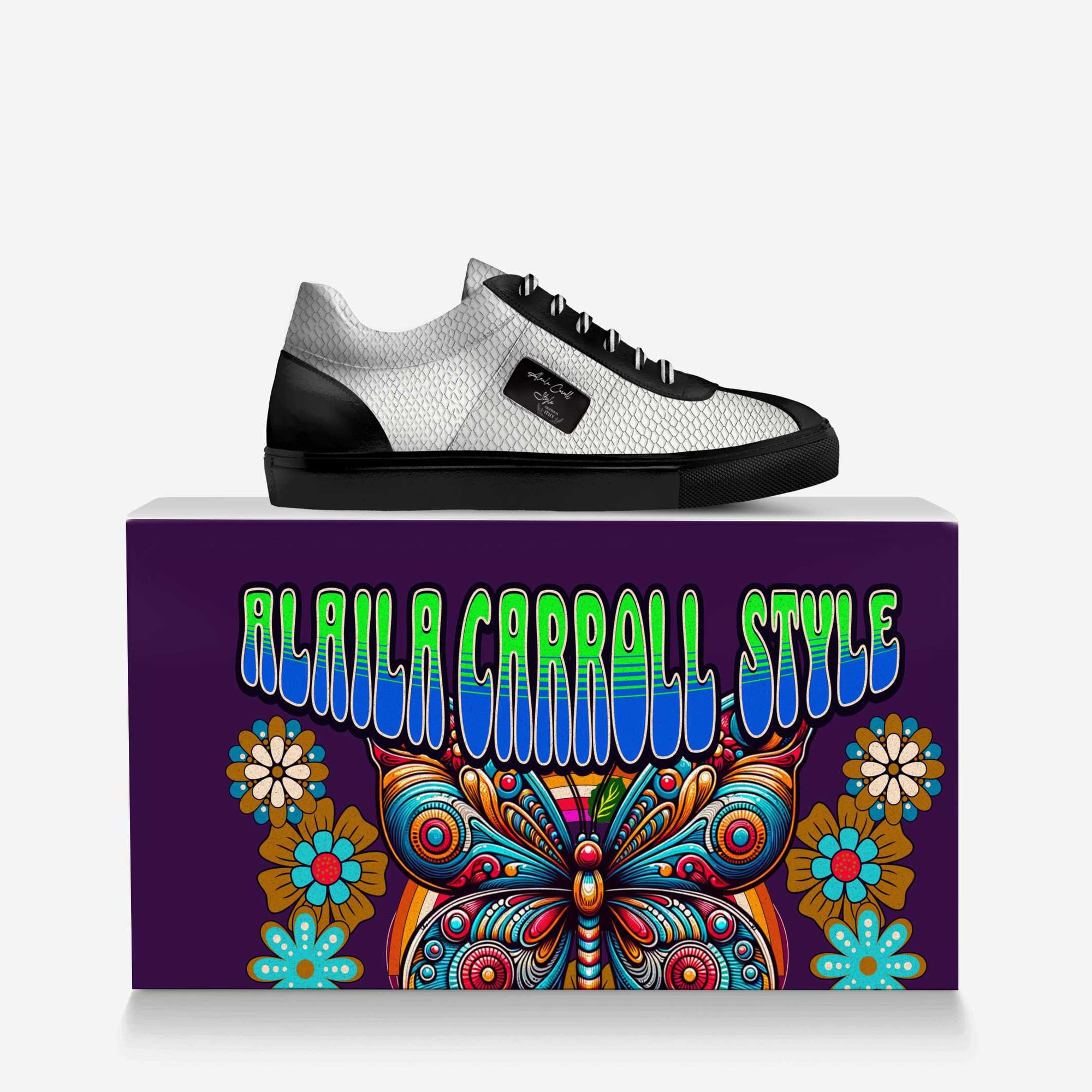 Minimal Low Top Black & White