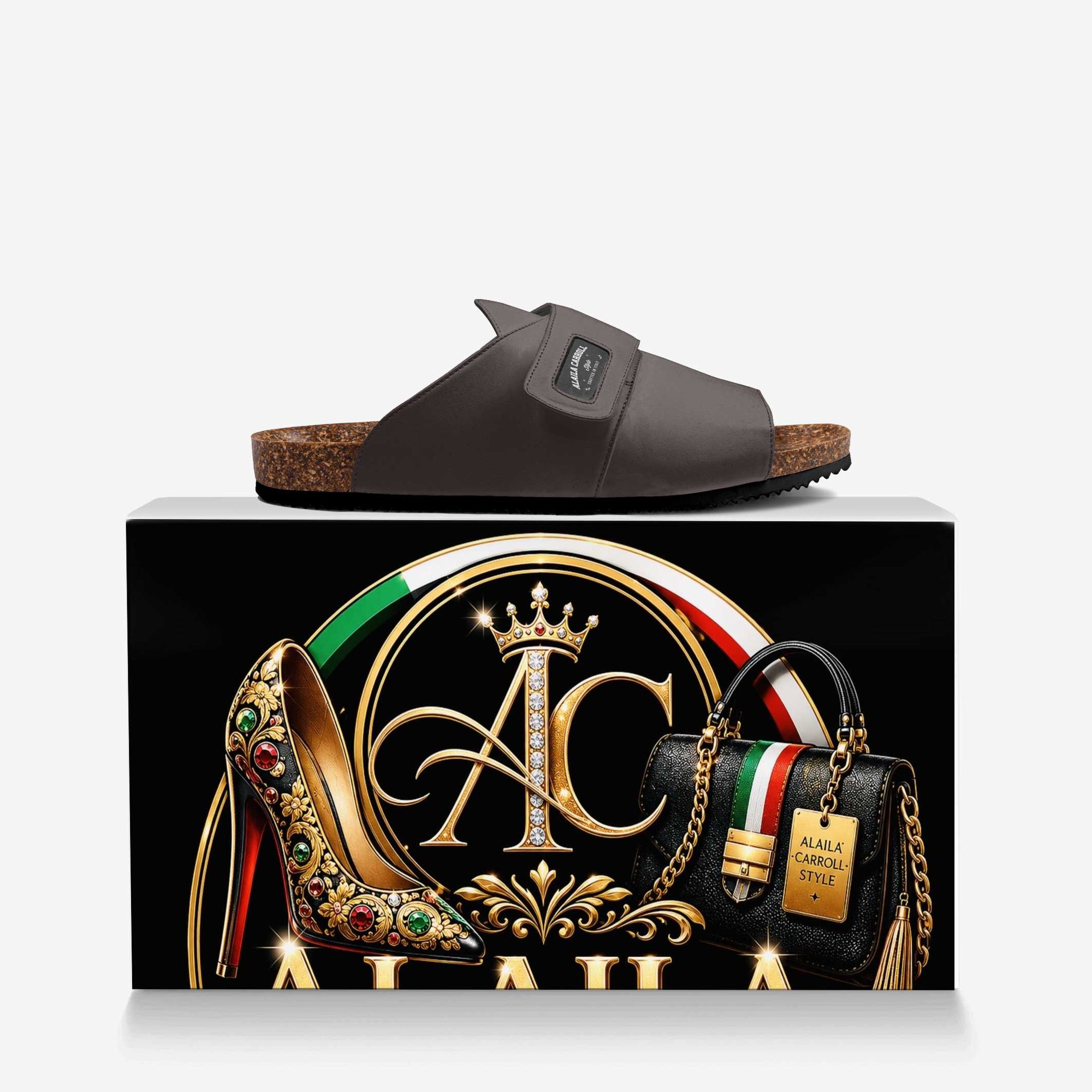 MINIMAL DESIGN SANDAL – Tobacco Leather