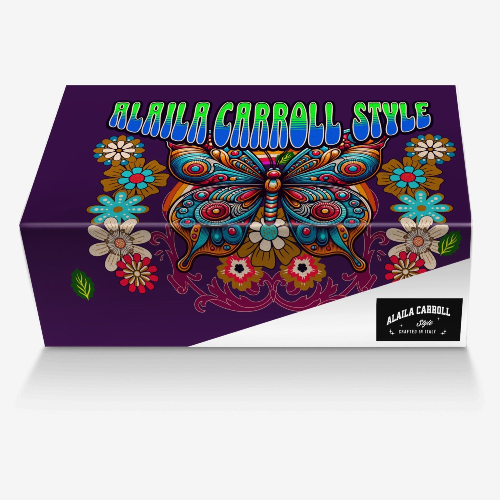 Chunky Basket Design Purple & Black