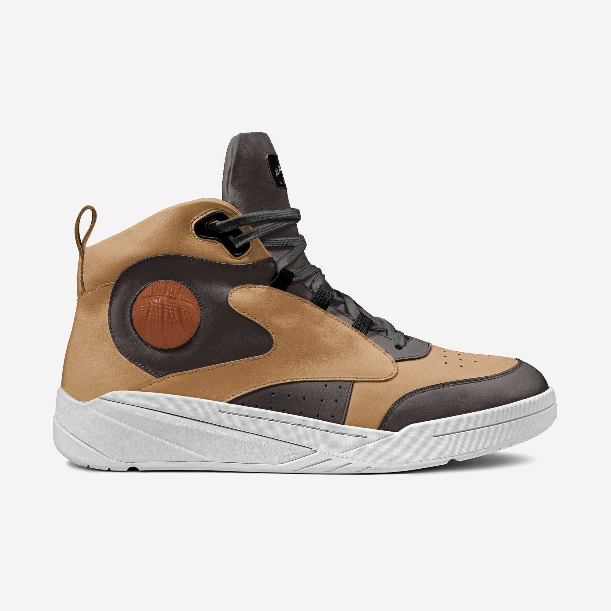 FUTURISTIC SPORT HIGH TOP Tan & Brown