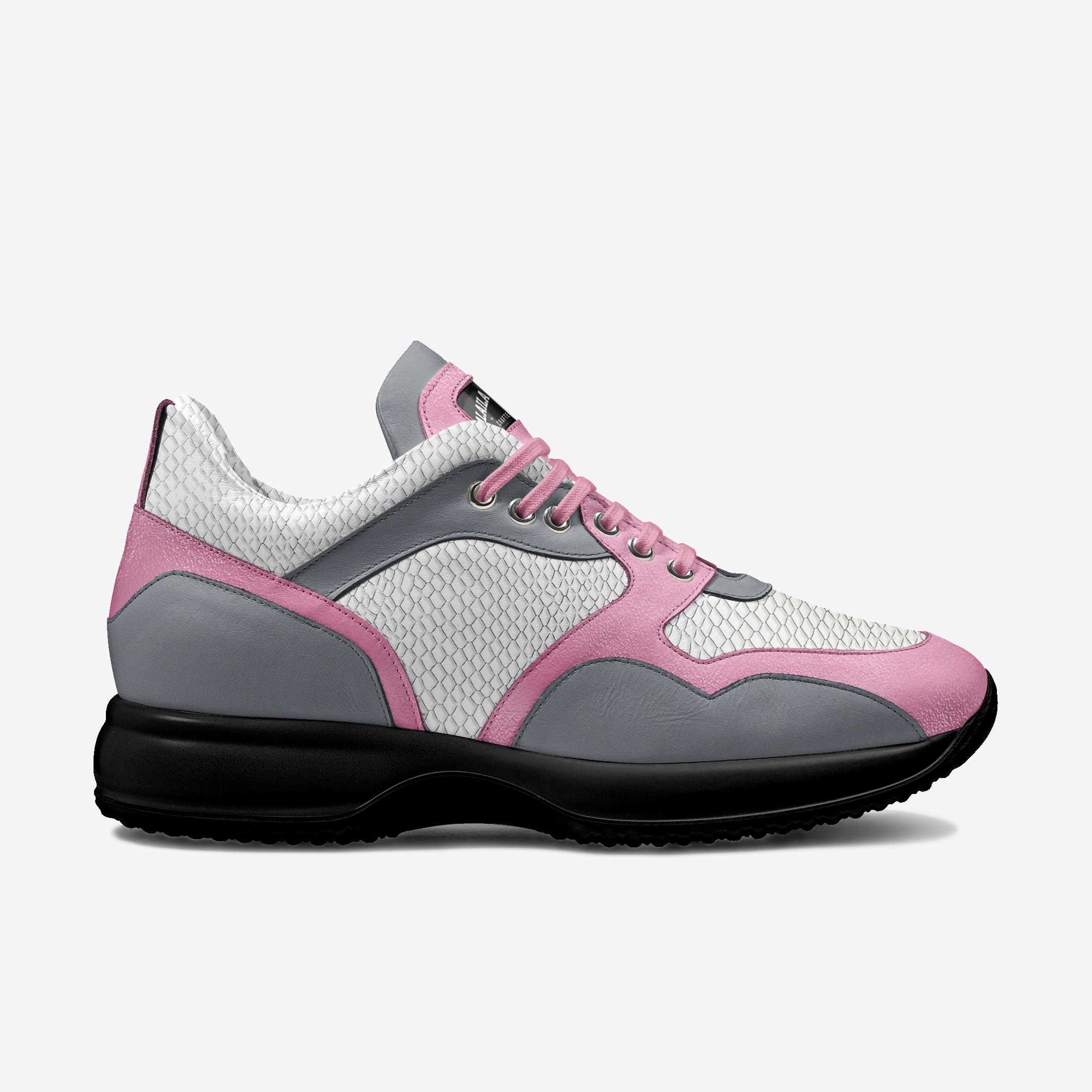 WALKER LOW TOP White, Pink, & Grey