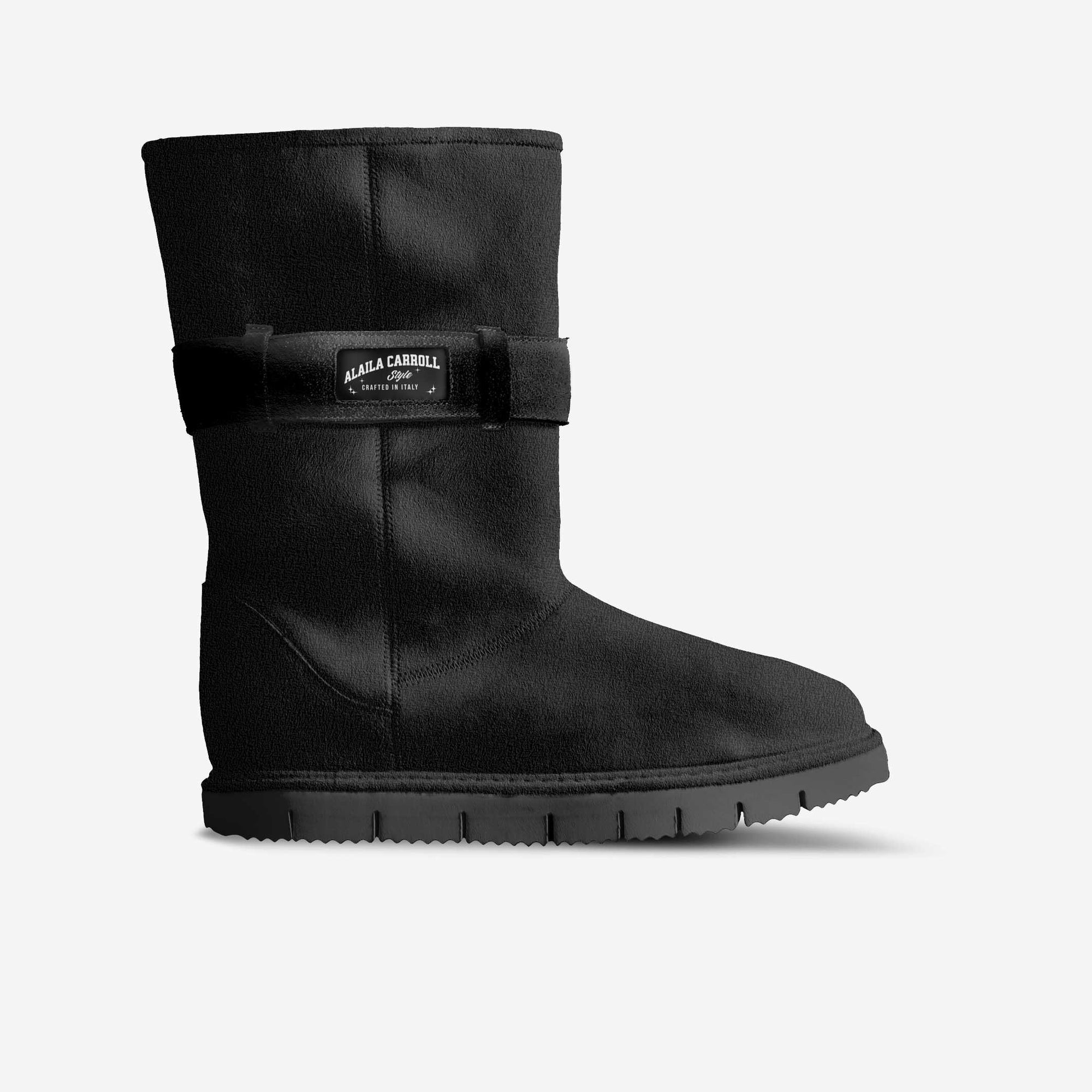 Belted Mid-Boot Black