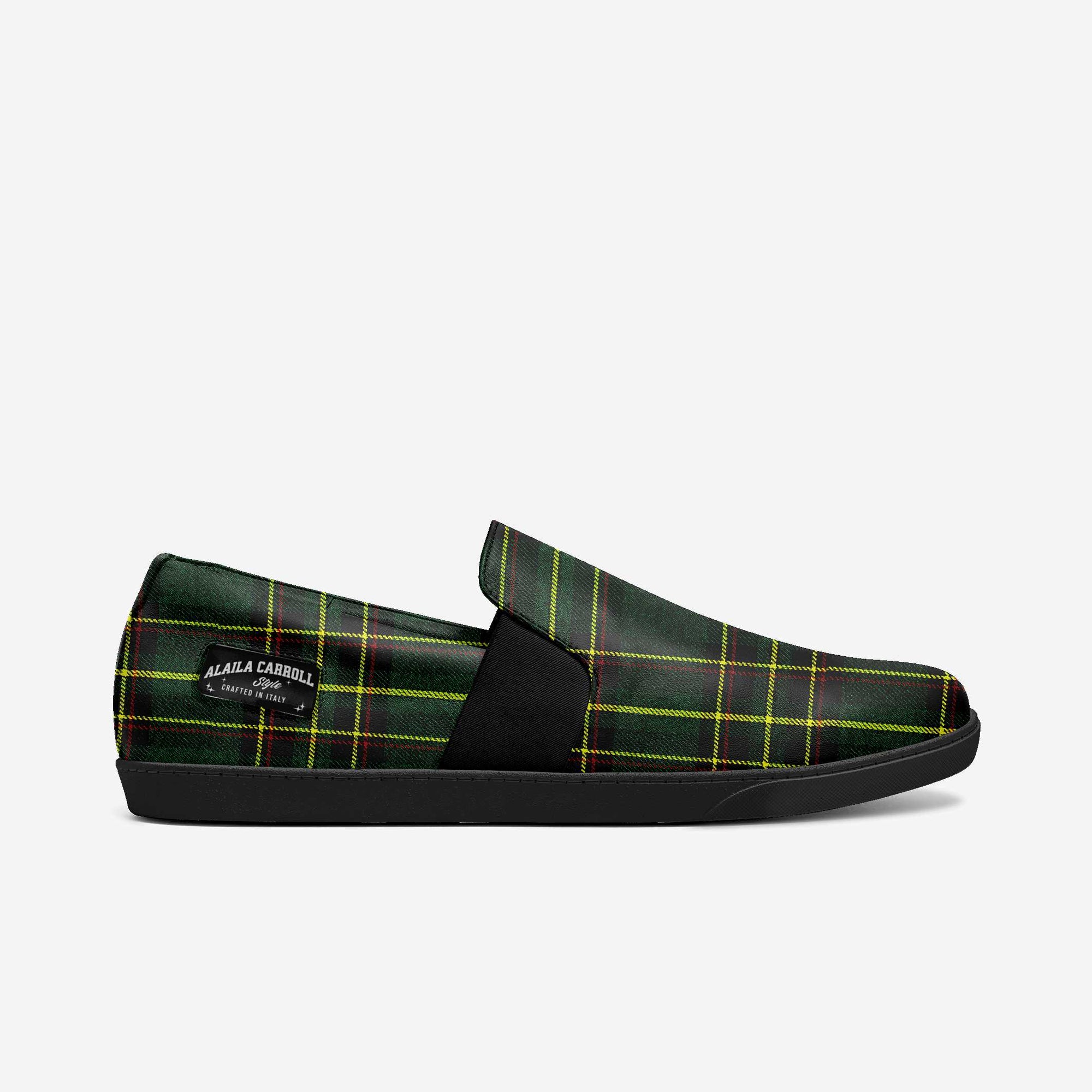 Elegant Slip-On Scottish Green