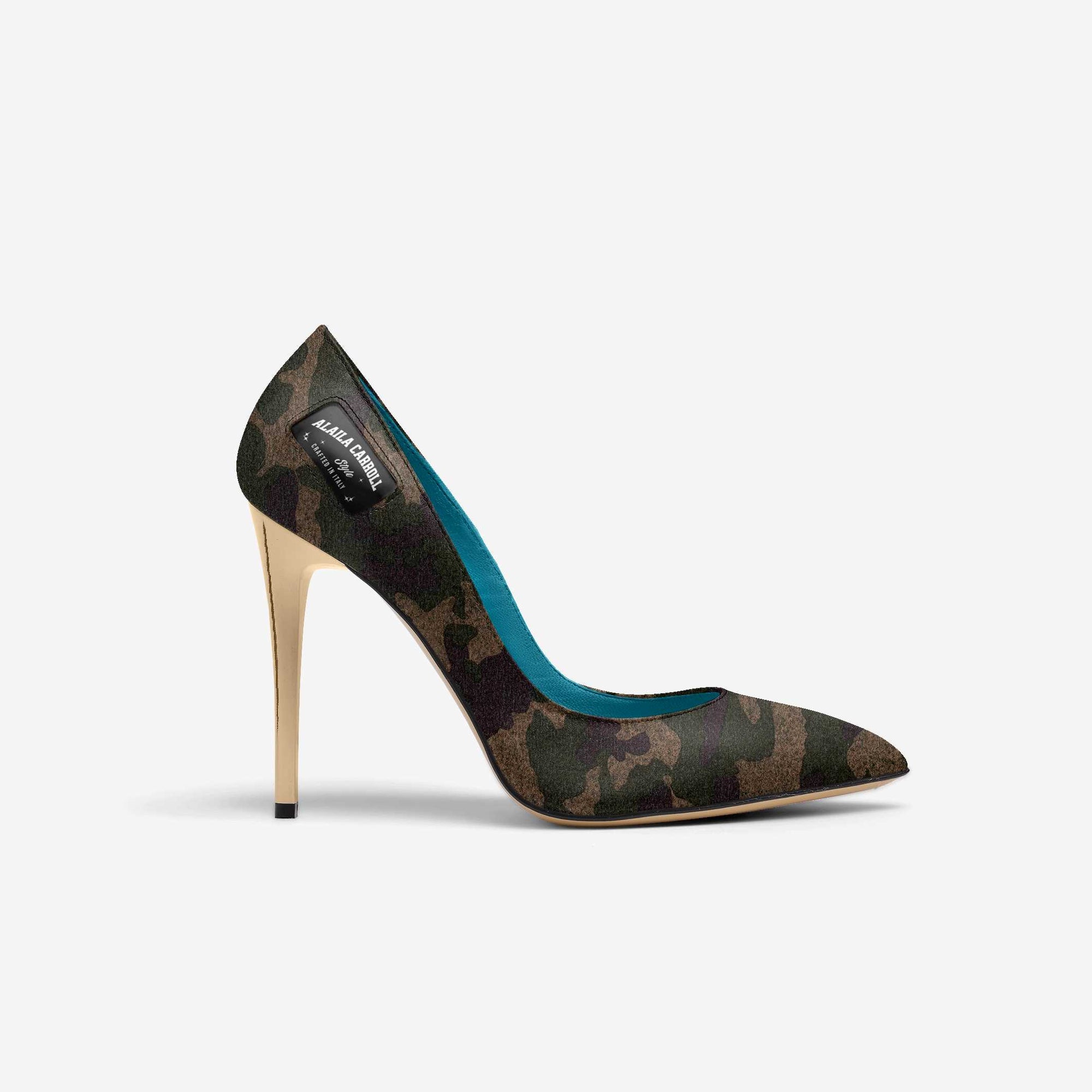 Full Cut High Heel Camo & Gold