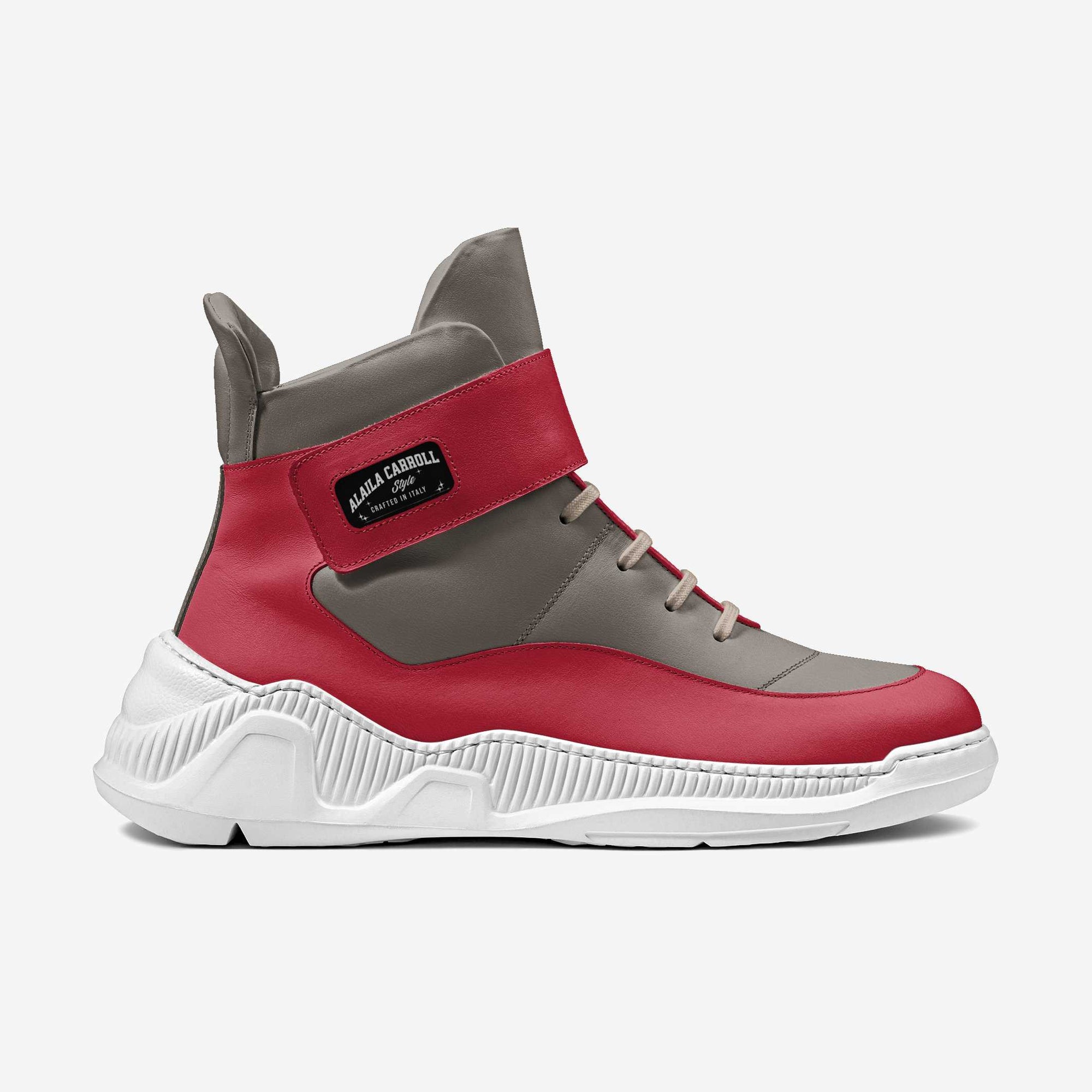 STRAP CHUNKY HIGH TOP Red & Earth Tone
