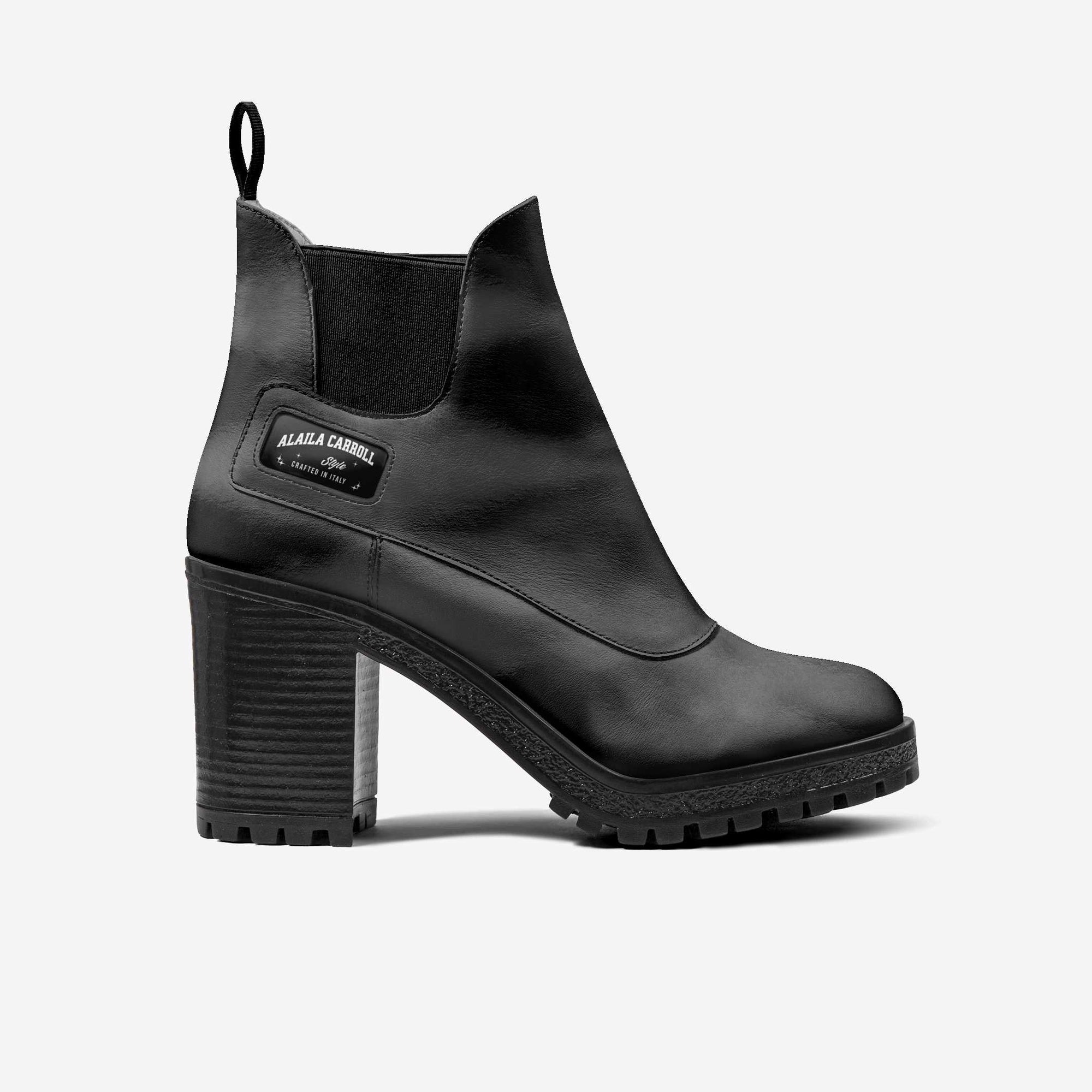 Slip-On Designer Boot Black