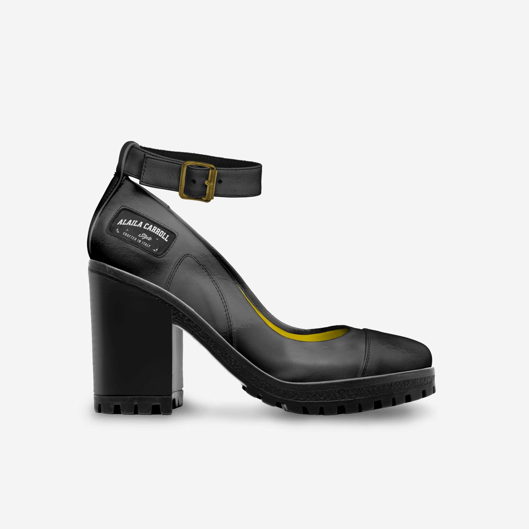 Ankle Strap Heel – Always Shining Varnish Black