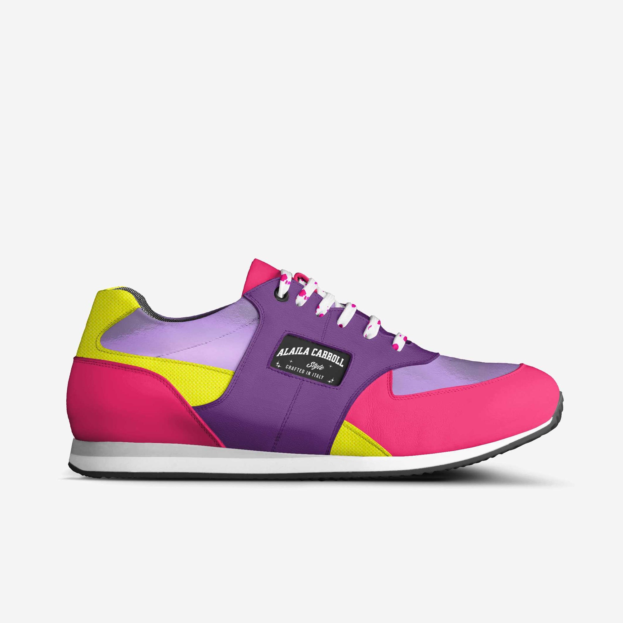 Sporty Running Trainer Pink, Purple, & Yellow