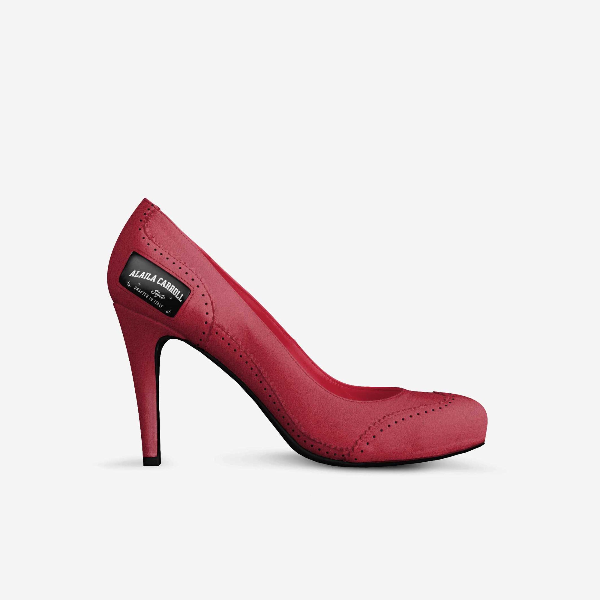 British High Heel – Red on Red