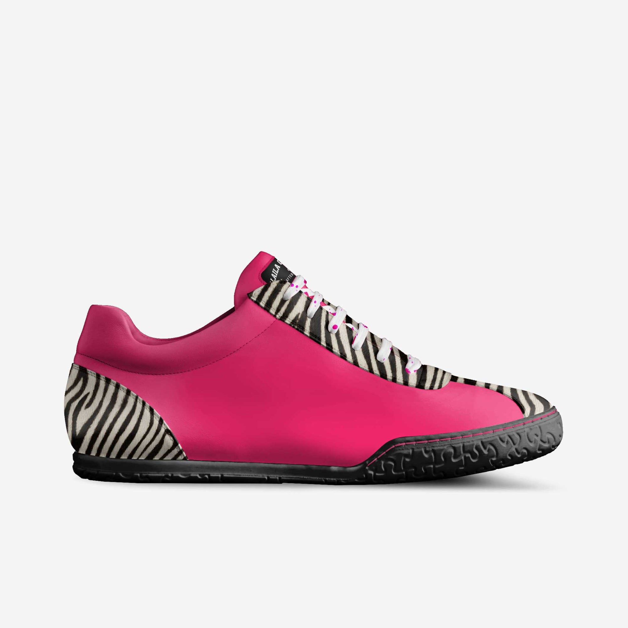 Sporty Low Top Pink & Zebra