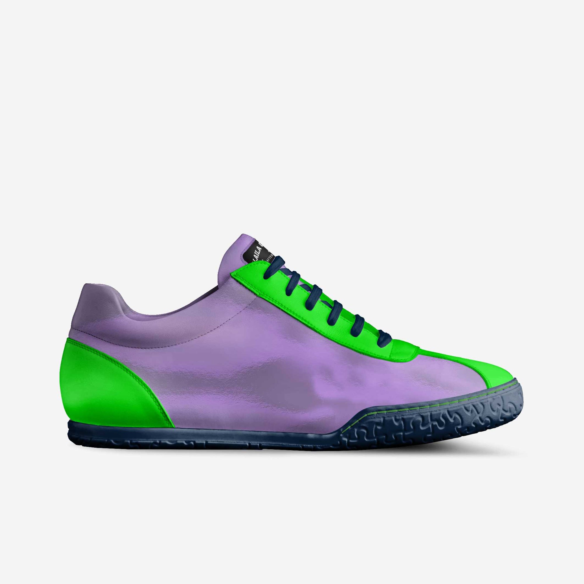 Sporty Low Top Purple, Green, & Blue