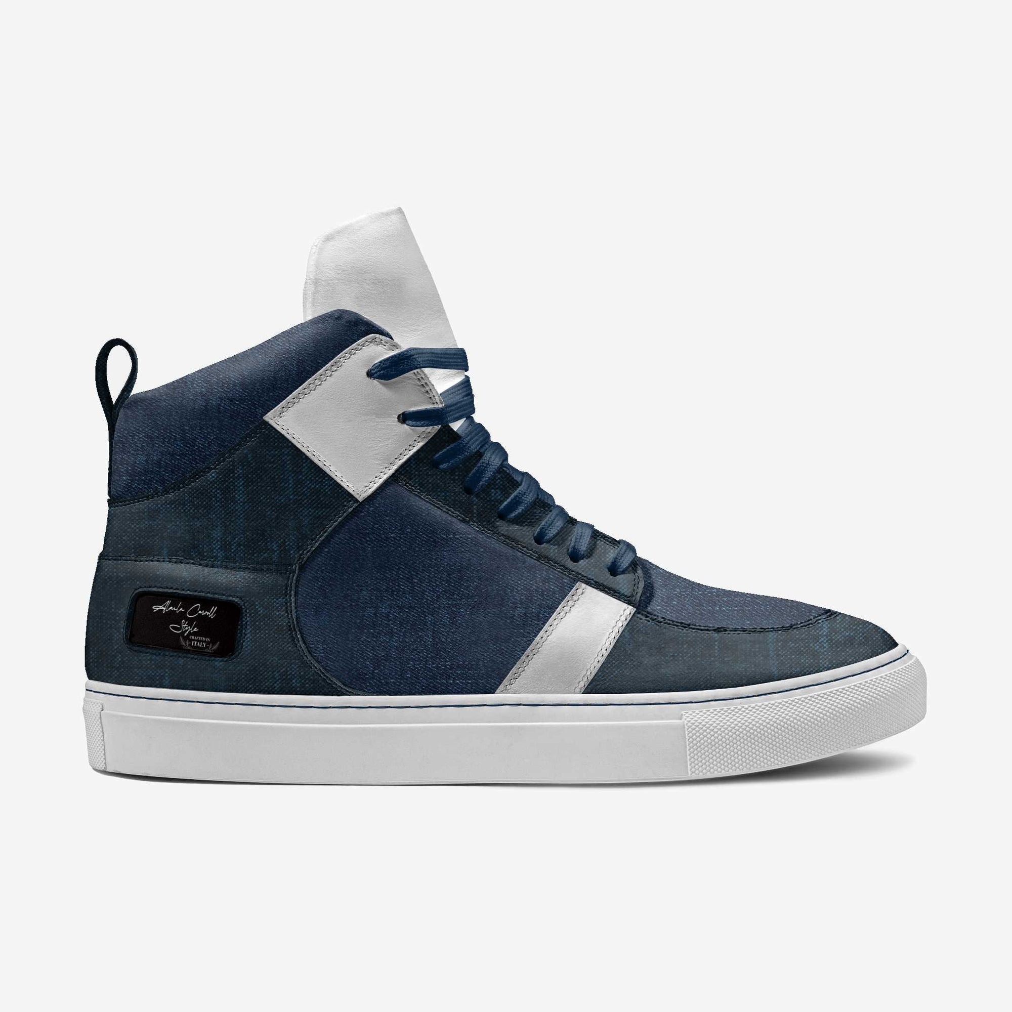 CLASSIC BALLER HIGH TOP Denim & White