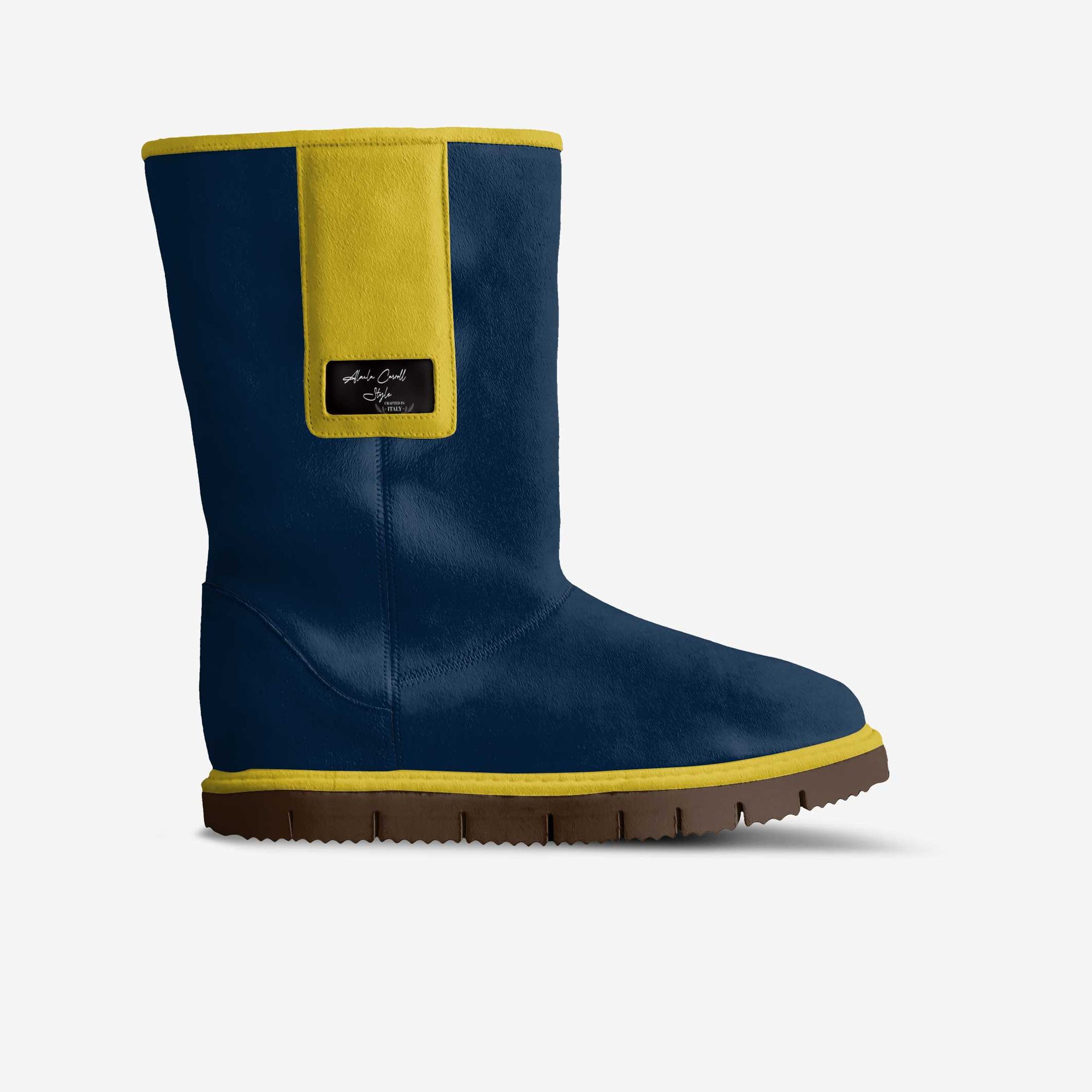 Flap Mid-Boot Navy & Muster