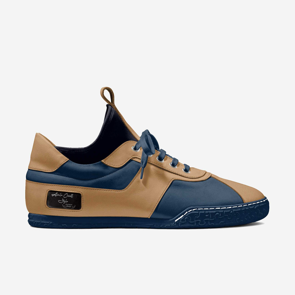 MODERN SOCK LOW TOP Tan & Navy