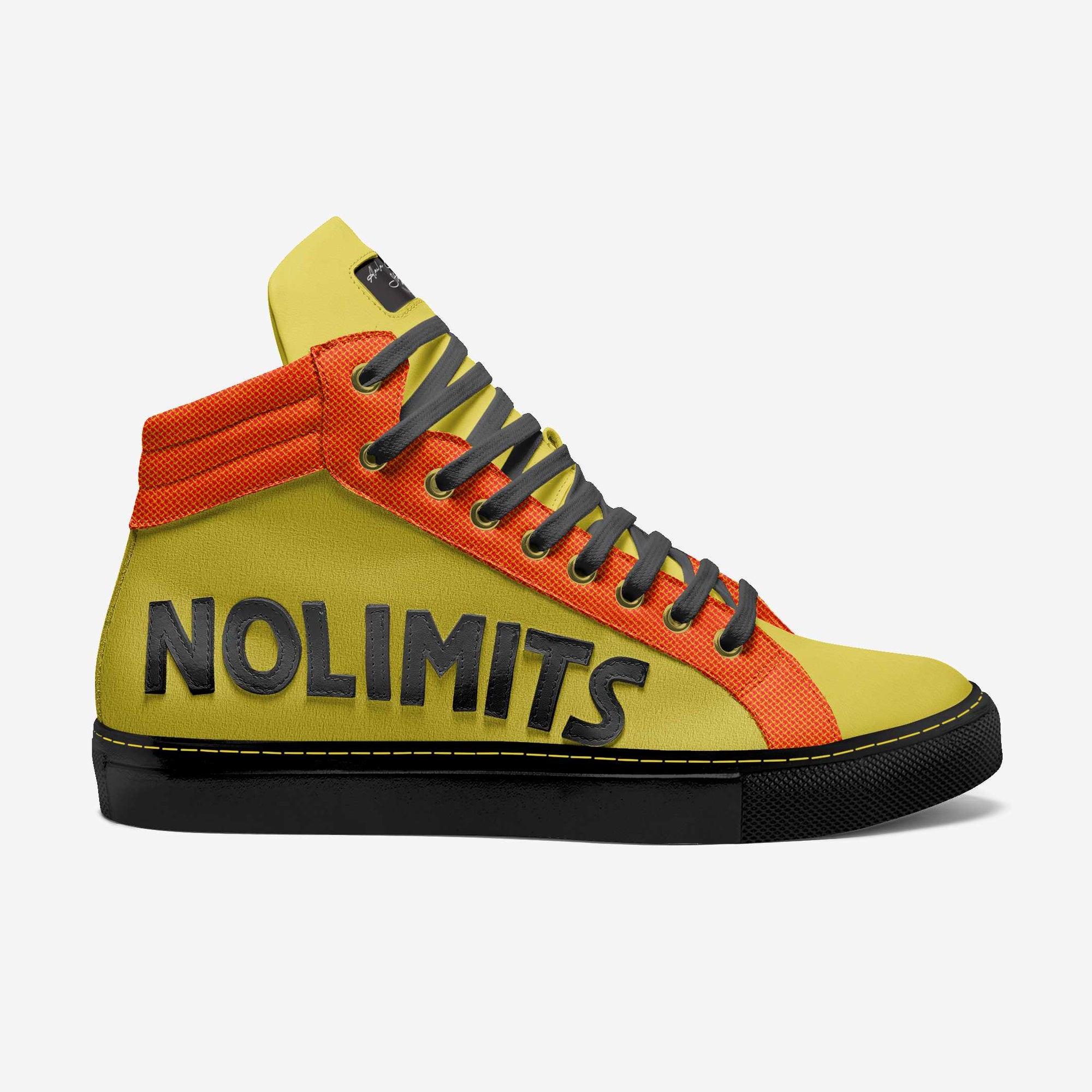No Limits High Top Brown, Mustard, & Orange
