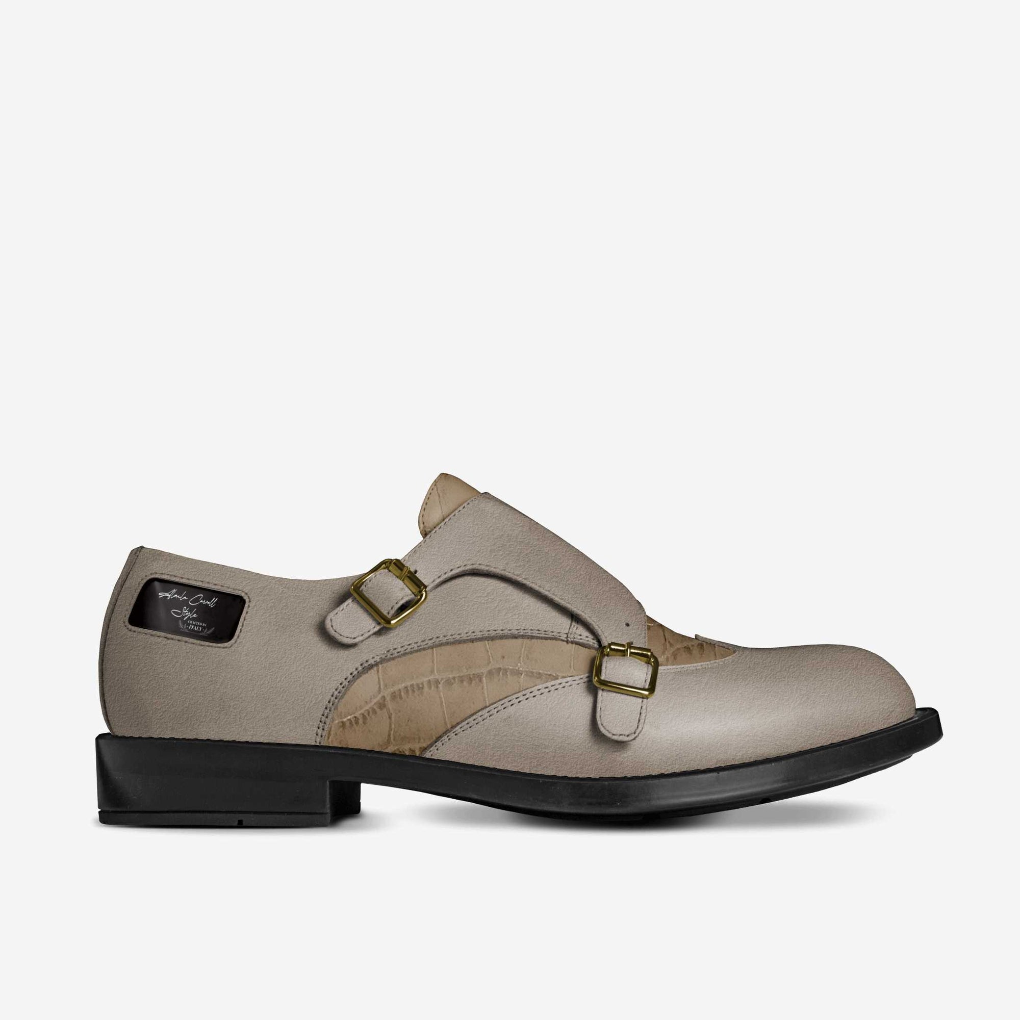Traditional Monk Strap Tan & Croc
