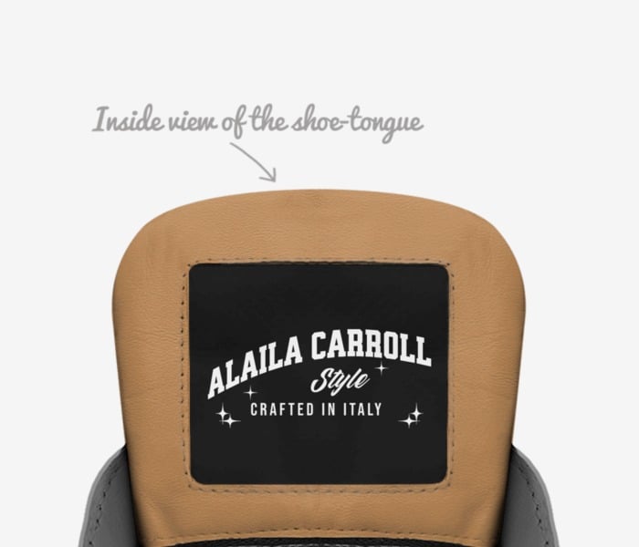 WALKER LOW TOP Tan & Gold