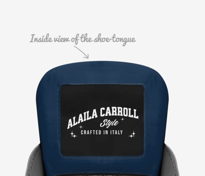 ACCESSORY HIGH TOP Navy & Silver