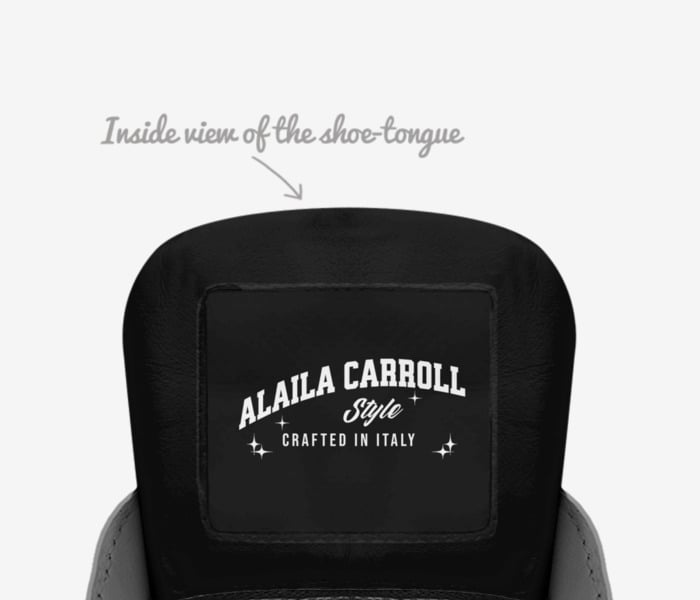 Hi Top Walking Sneaker Black on Black