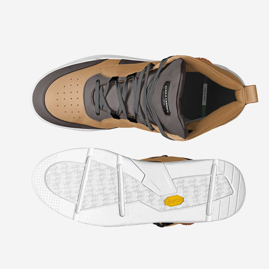 FUTURISTIC SPORT HIGH TOP Tan & Brown