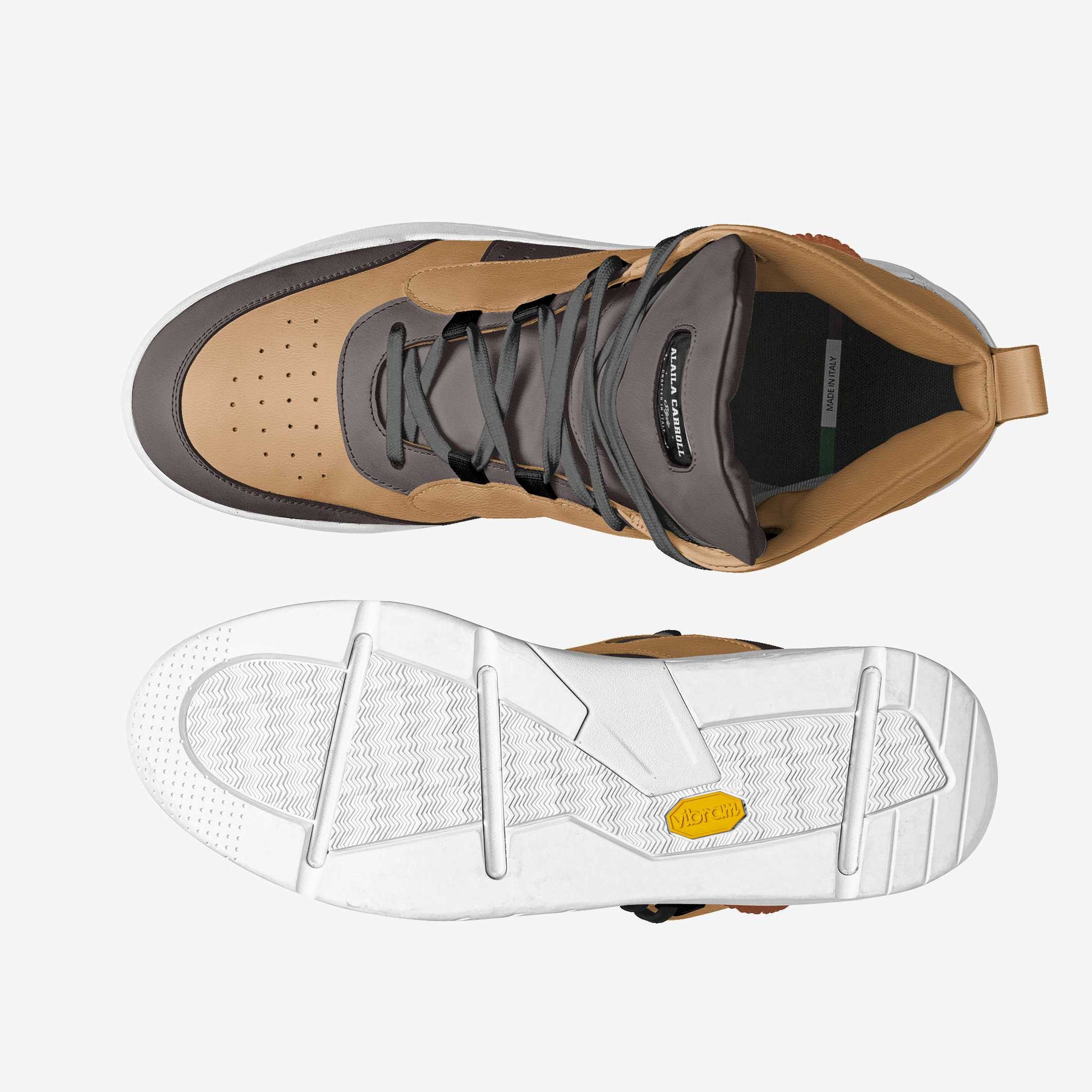 FUTURISTIC SPORT HIGH TOP Tan & Brown