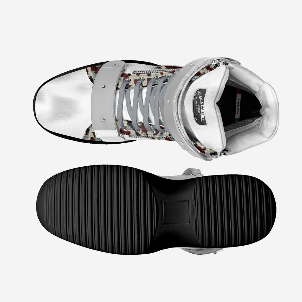 Metal Double Belt Series White & Grey Textyle