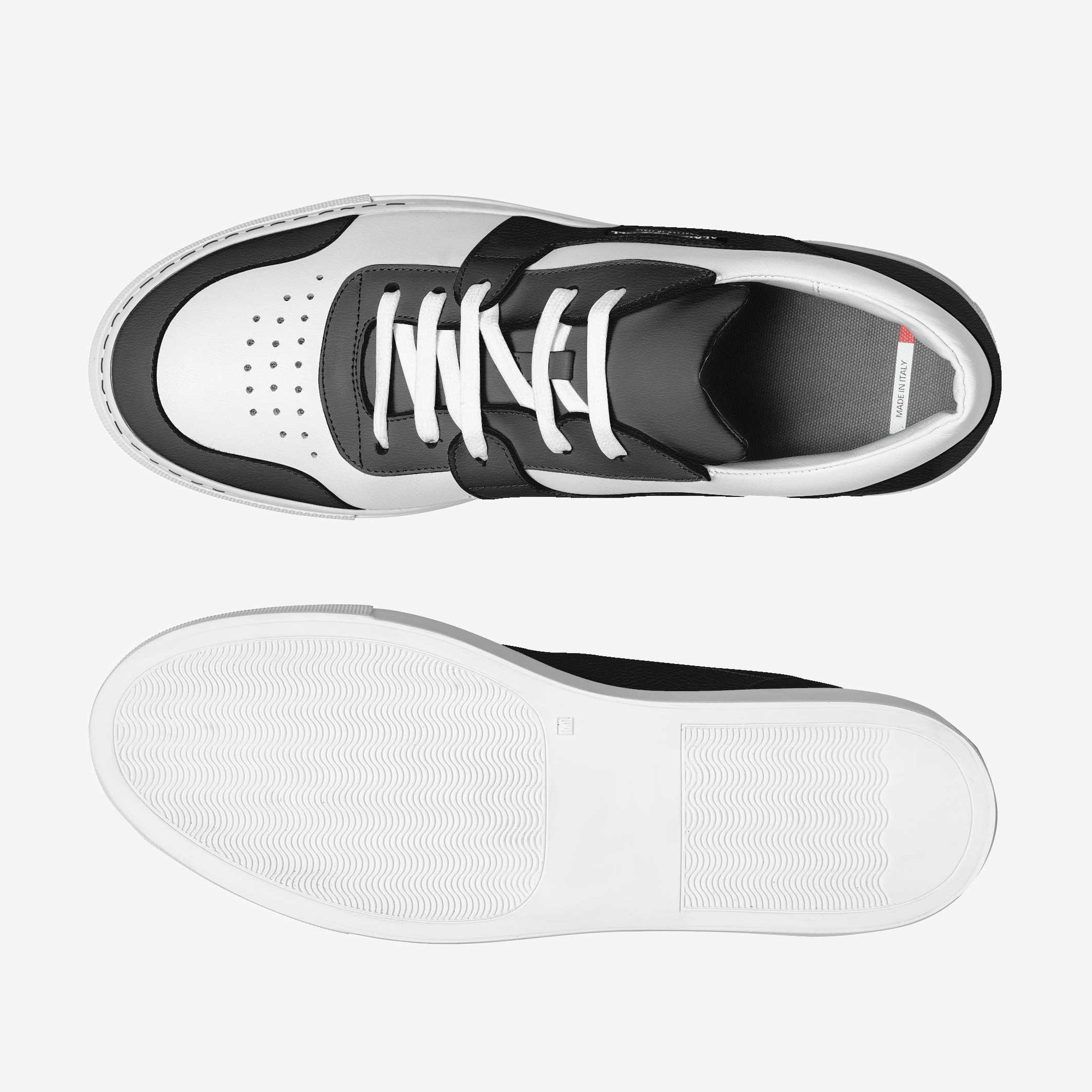 Retro Tennis Style Black & White