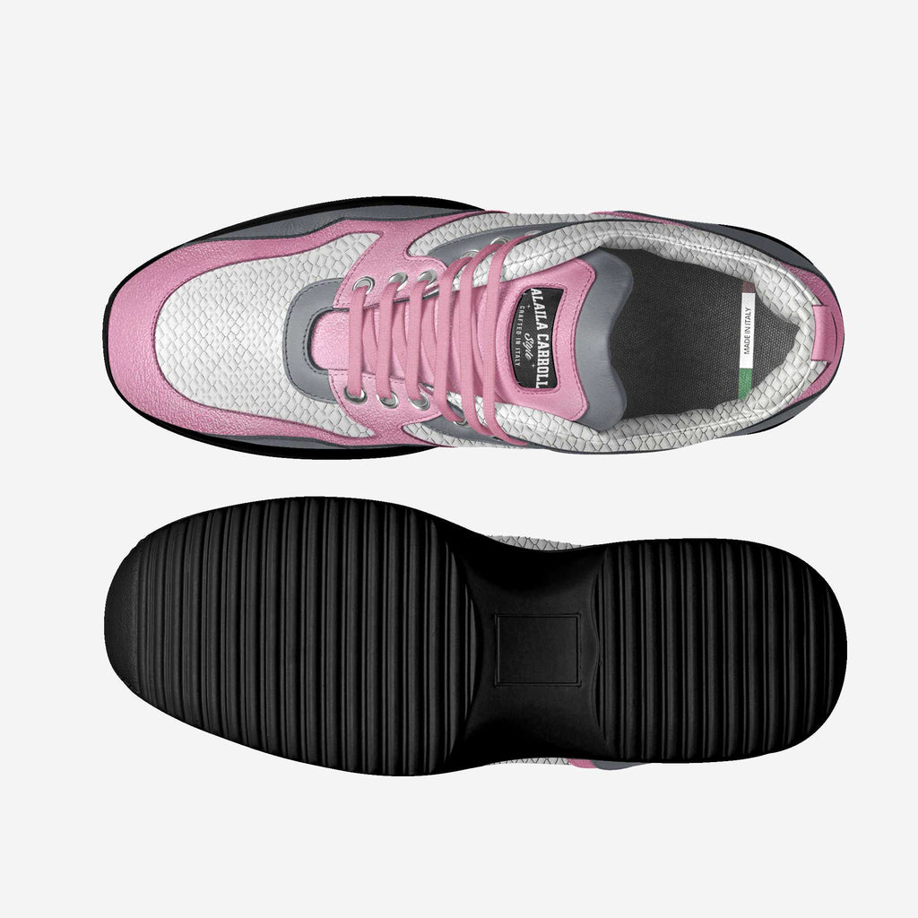 WALKER LOW TOP White, Pink, & Grey