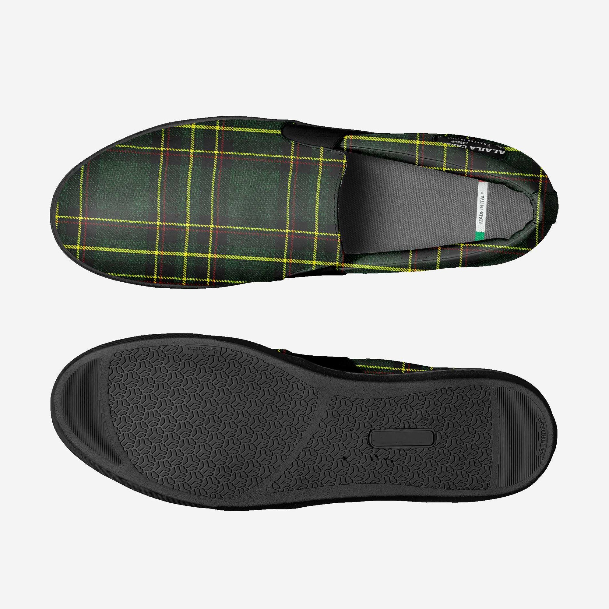 Elegant Slip-On Scottish Green