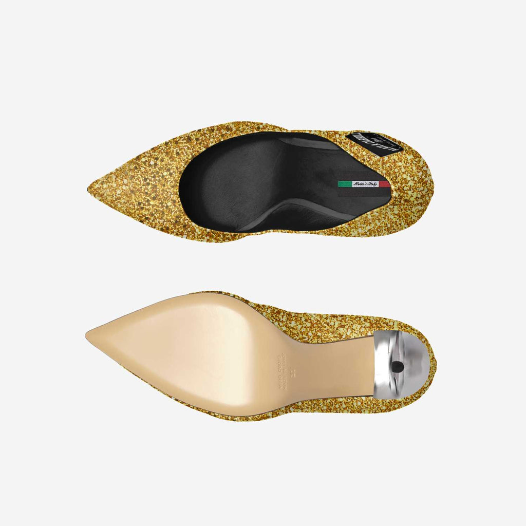 Full Cut High Heel Gold