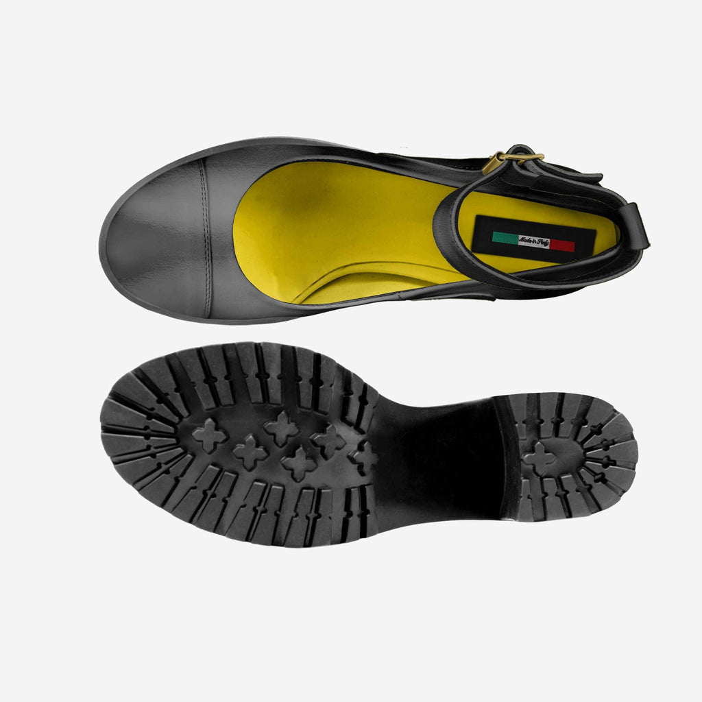 Ankle Strap Heel – Always Shining Varnish Black