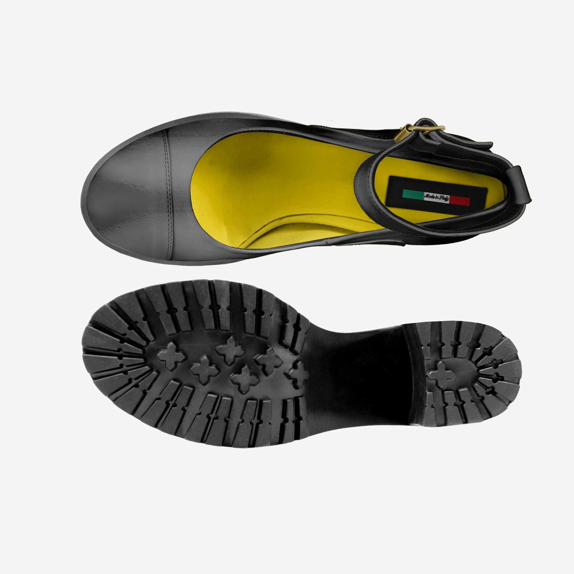 Ankle Strap Heel – Always Shining Varnish Black