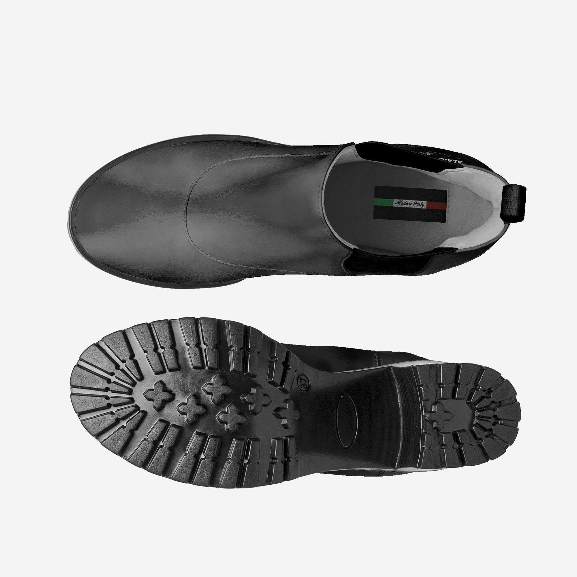 Slip-On Designer Boot Black