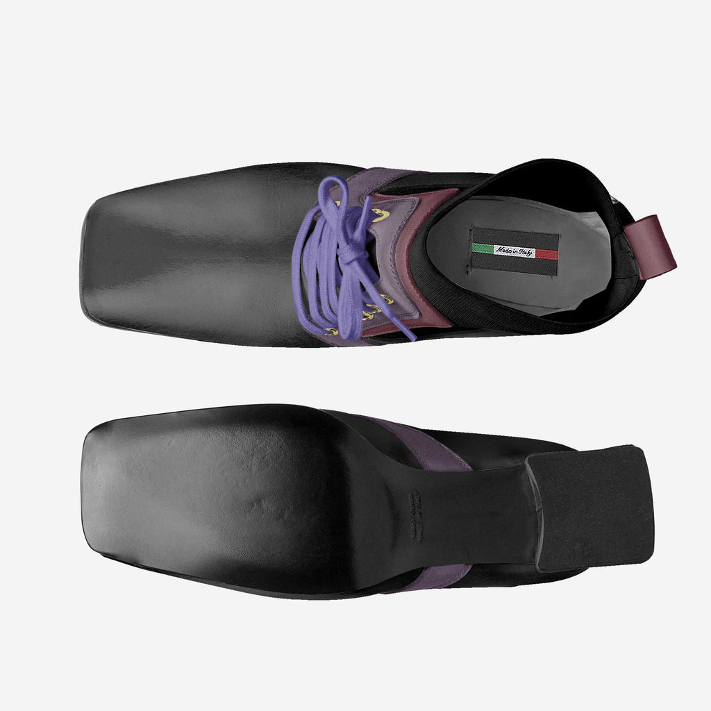 LUXE HEEL SOCK DESIGN – Black, Bordeaux, Violet