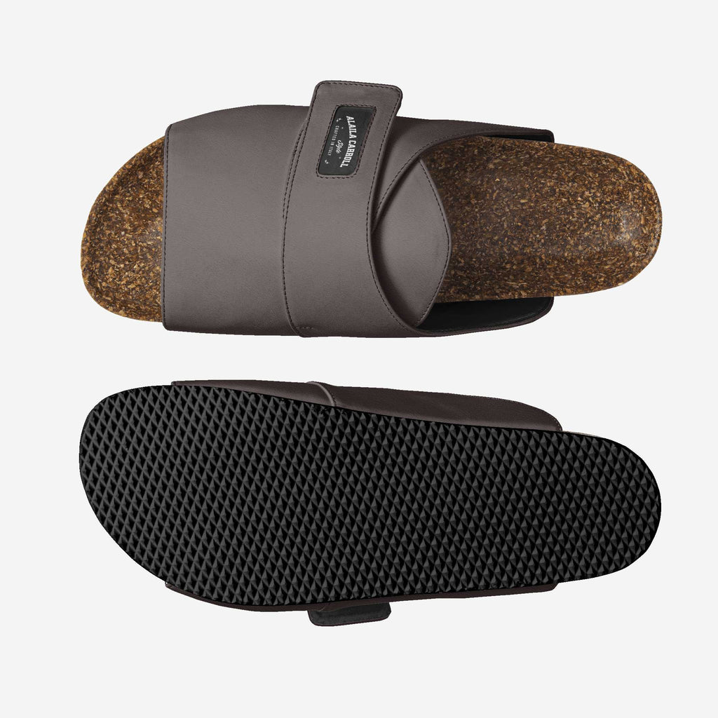 MINIMAL DESIGN SANDAL – Tobacco Leather