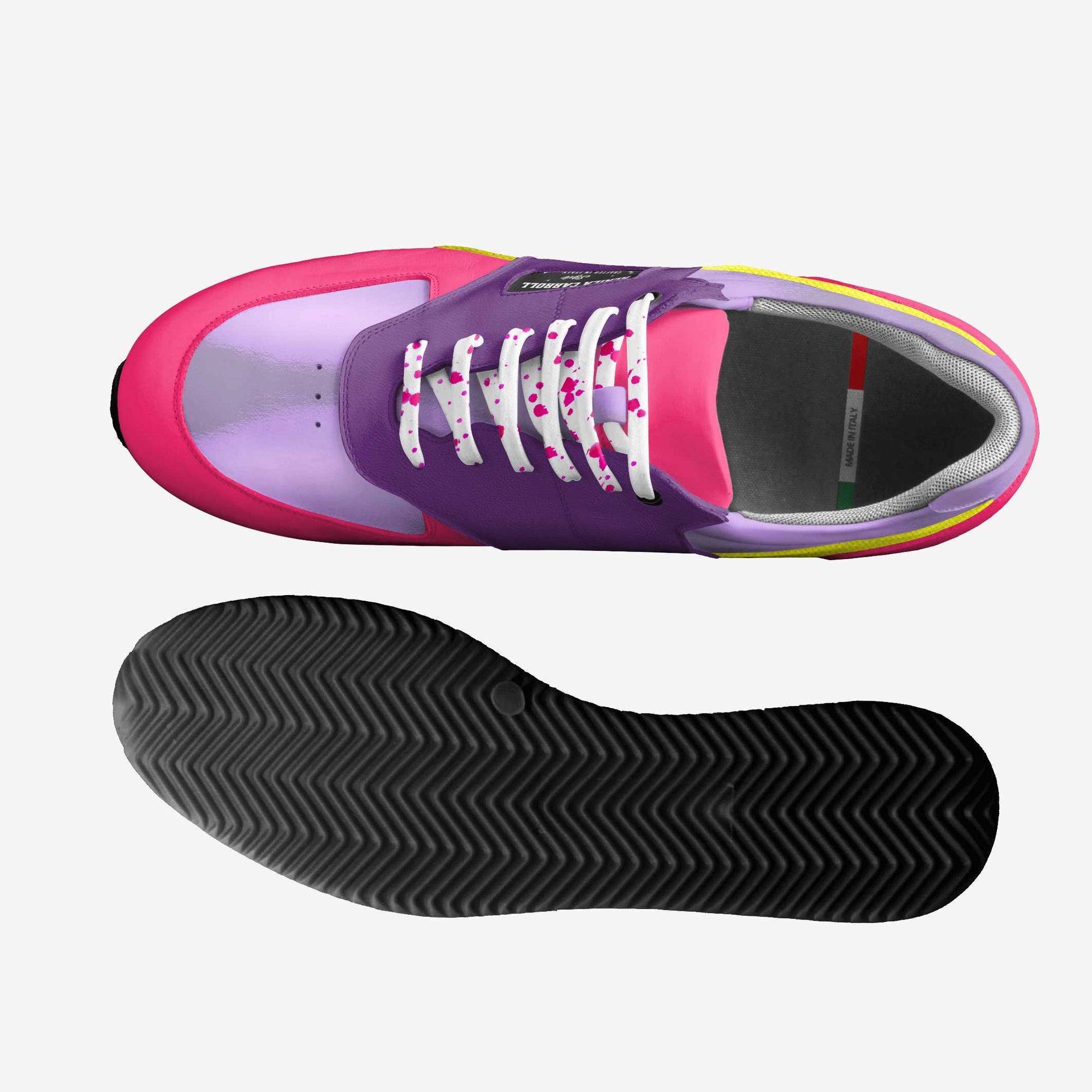 Sporty Running Trainer Pink, Purple, & Yellow