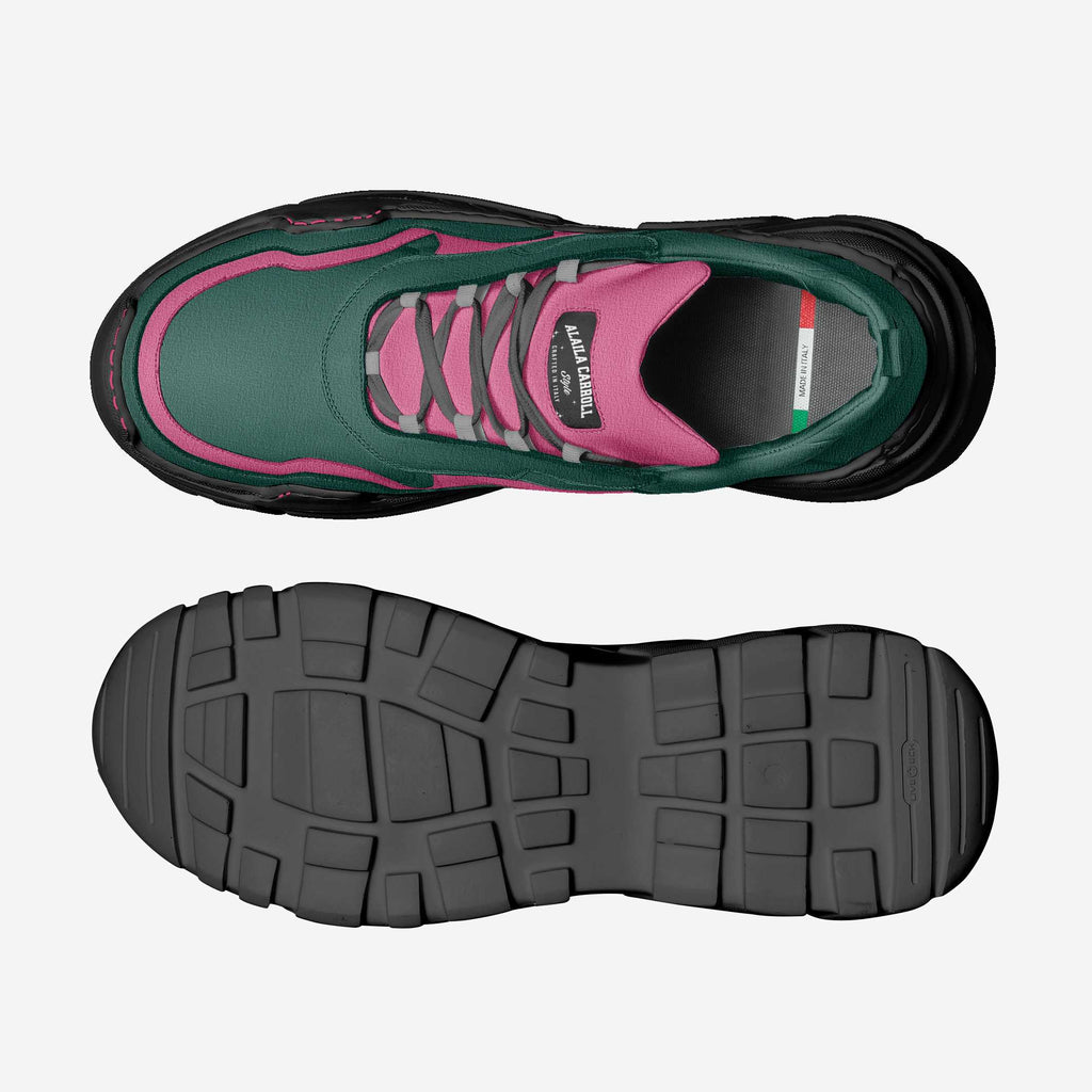 Sculpture Sport Sneaker Pink & Green