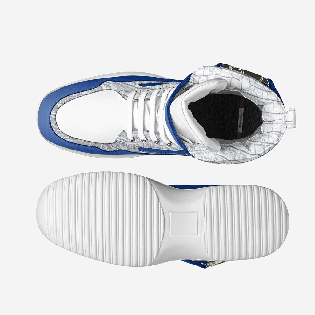 ACCESSORY HIGH TOP Blue, Silver, & White