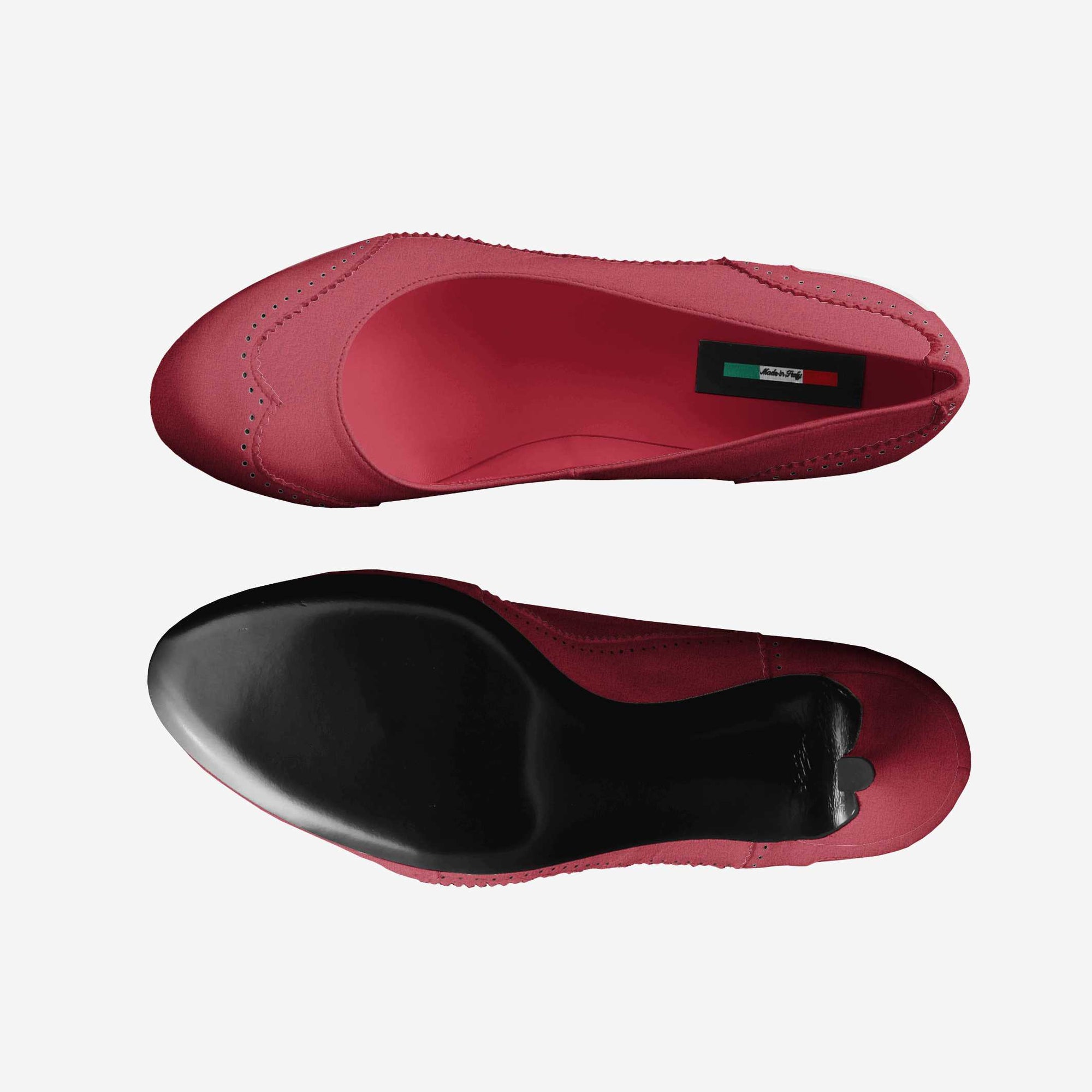 British High Heel – Red on Red