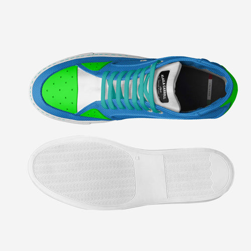 Aerodynamic Active Sneaker – Electric Blue, Lime & White