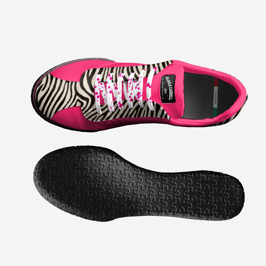Sporty Low Top Pink & Zebra