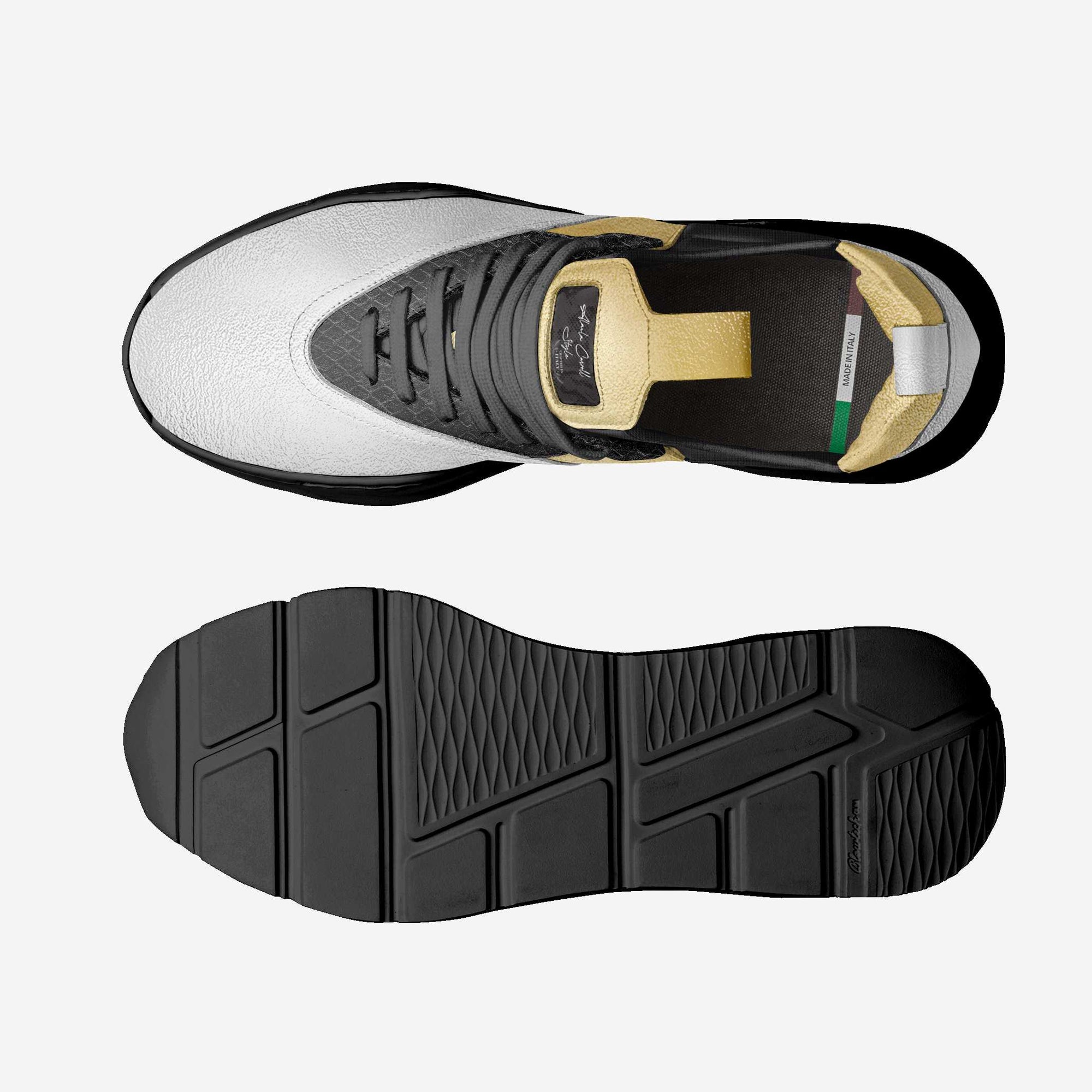 Slip-On Future Walker Sliver, Gold, & Black