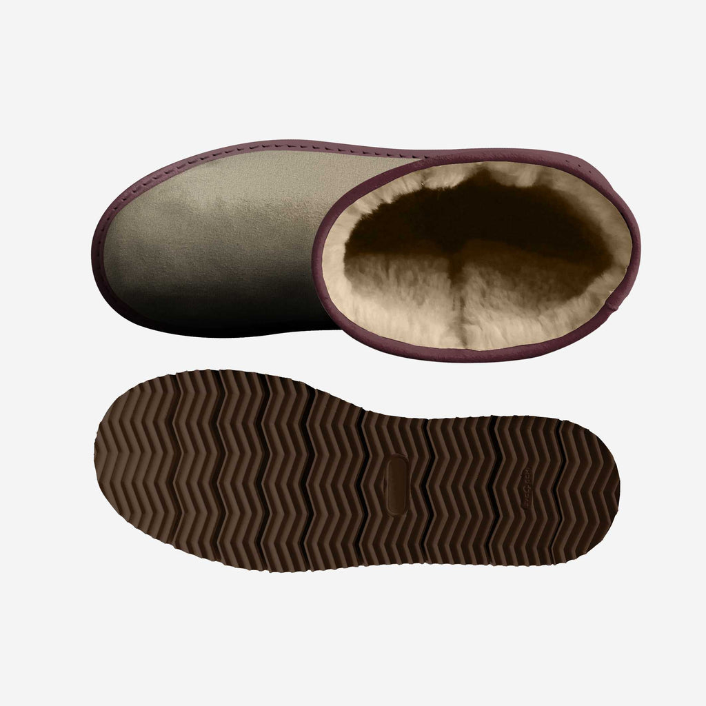 Belted Mid-Boot Tan & Plum