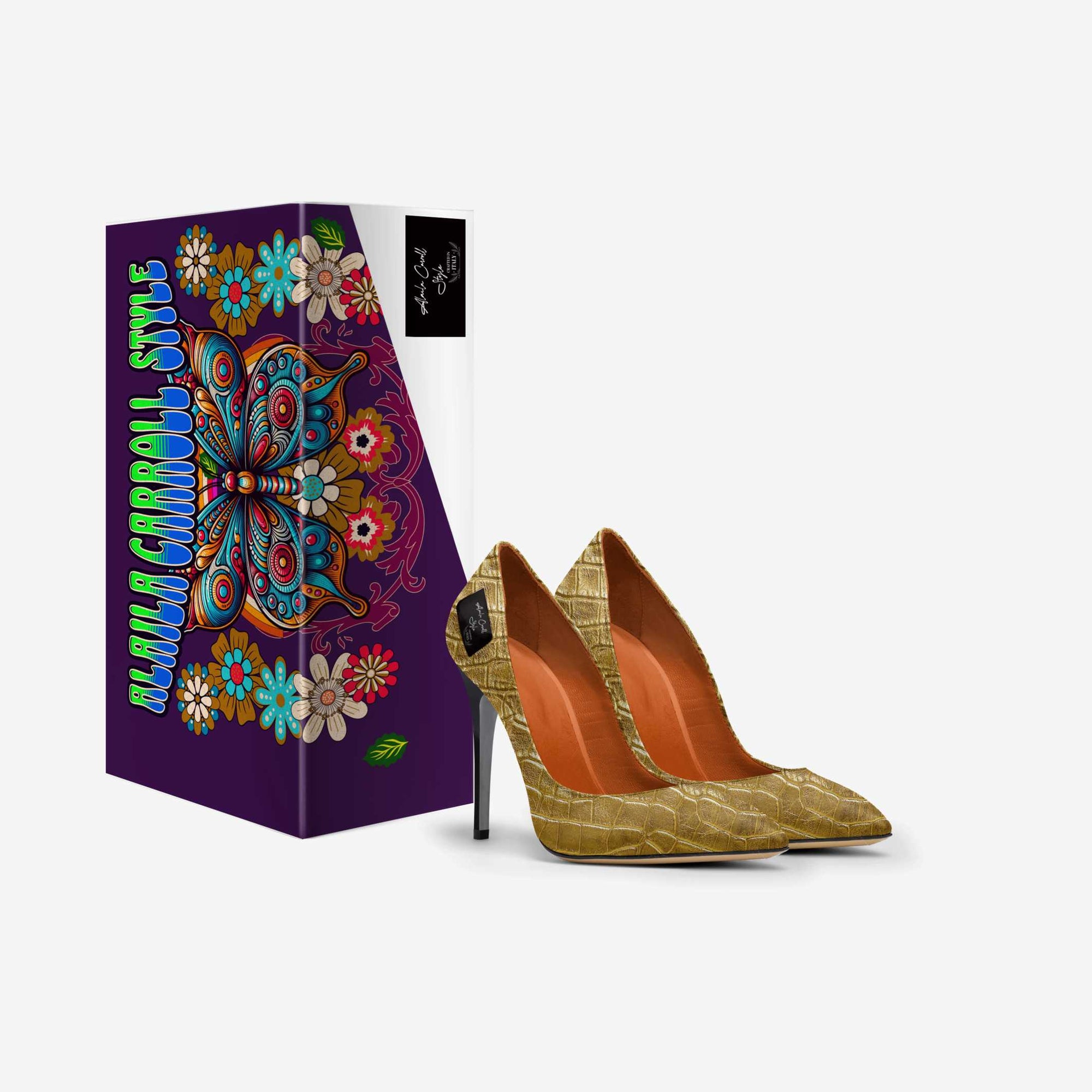 Full Cut High Heel Gold