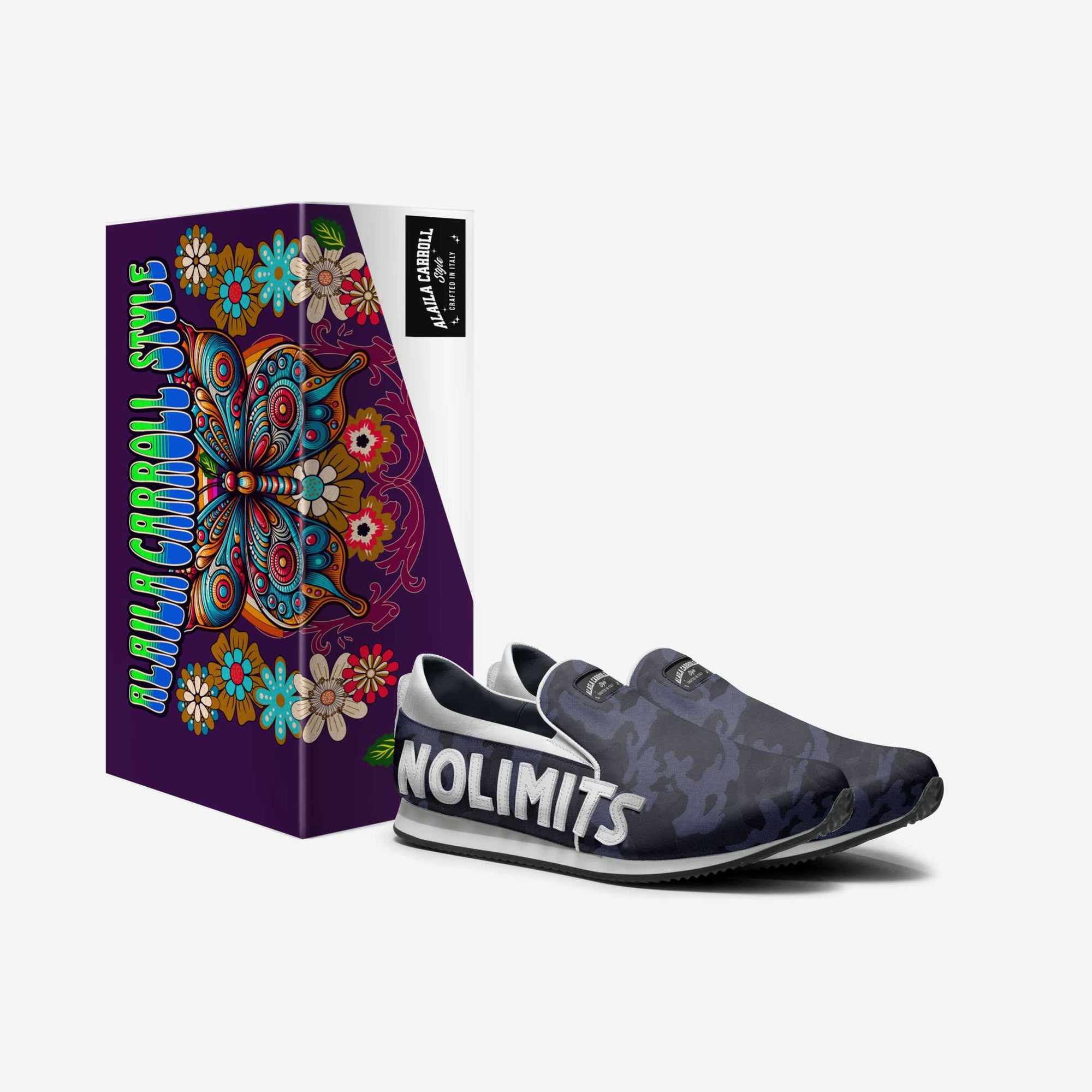No Limits Slip-On Blue Textyle