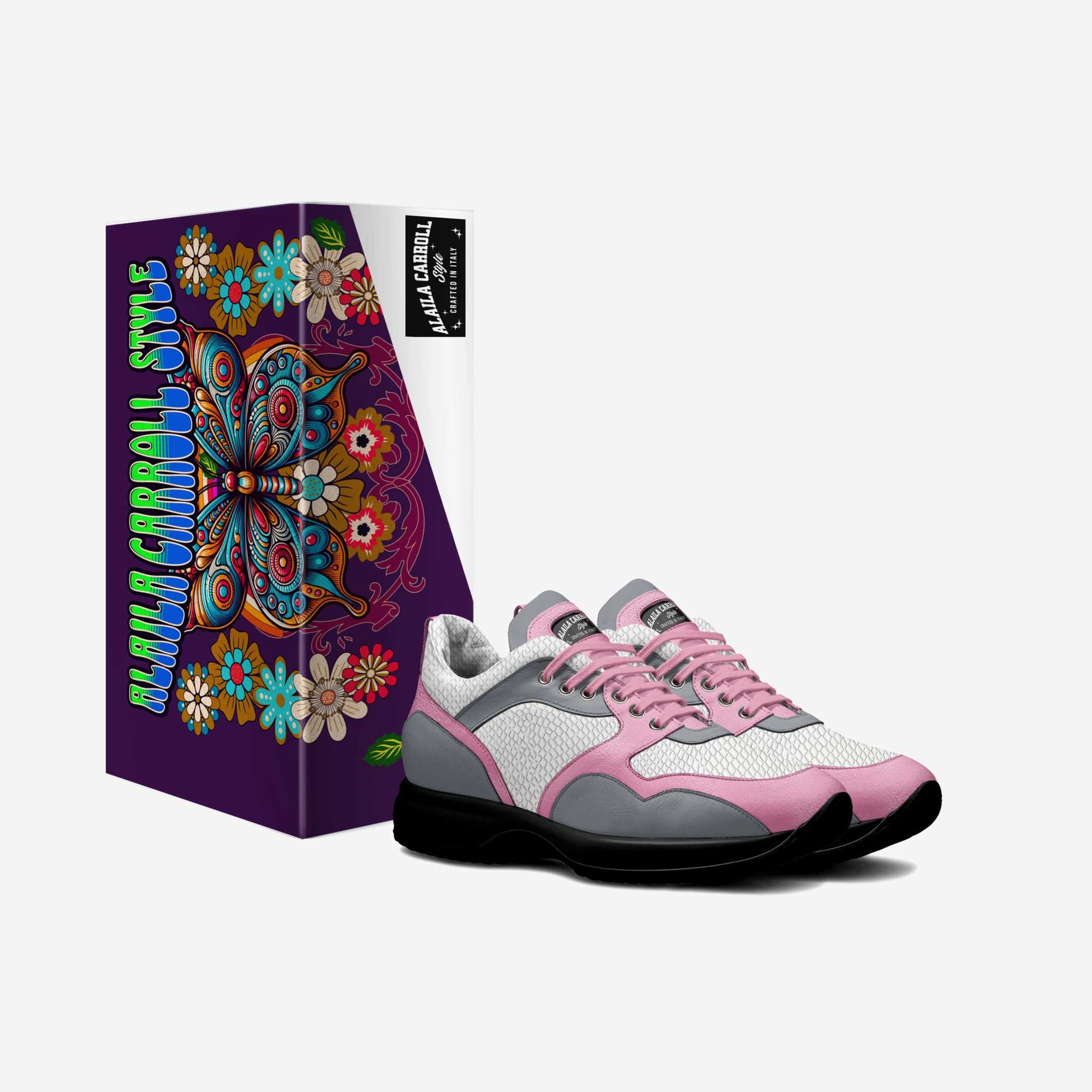 WALKER LOW TOP White, Pink, & Grey