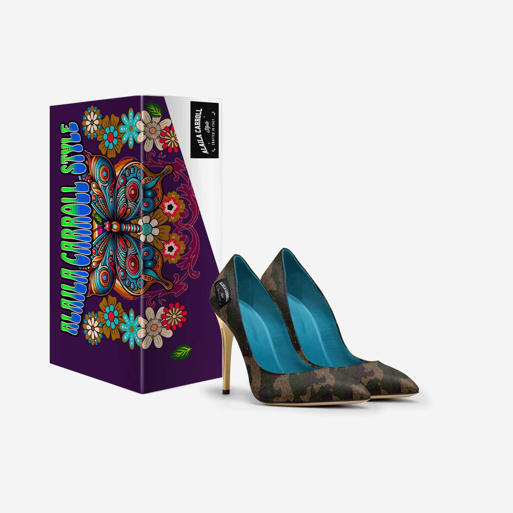 Full Cut High Heel Camo & Gold